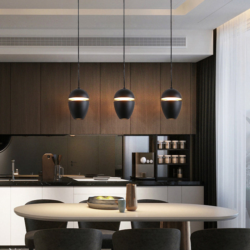 Valentina Creative Small LED Pendant Light Metal/Acrylic Dining Room - Letslighting