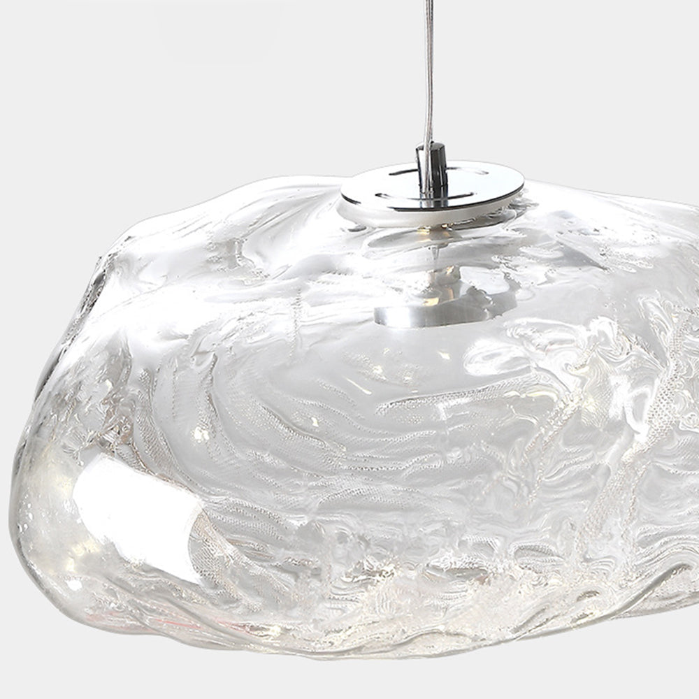 Arisha Minimalist Bubble Pendant Light Glass Living Room Dining Room - Letslighting