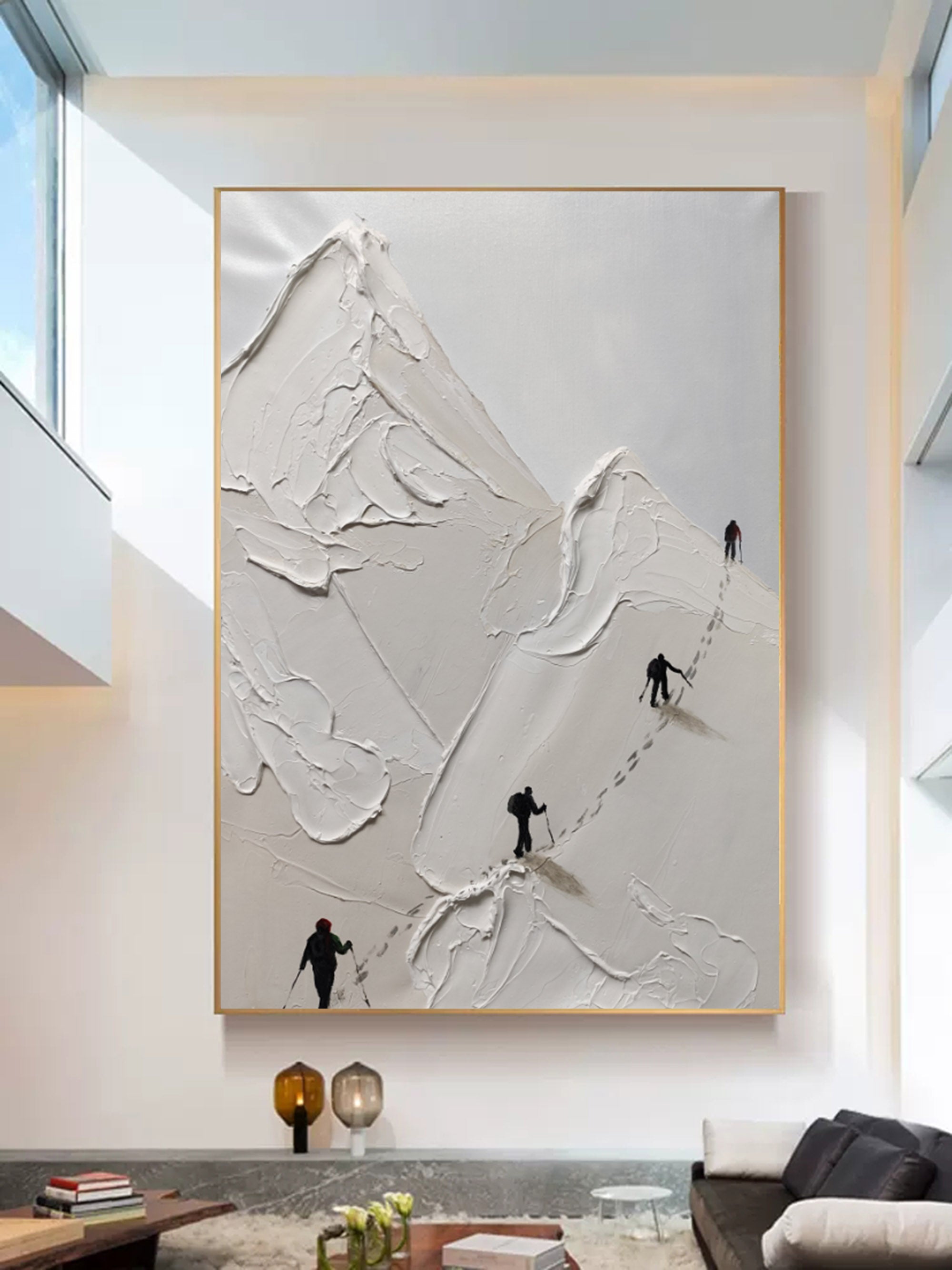 Plaster Art Texture Painting #SG177 - Letslighting