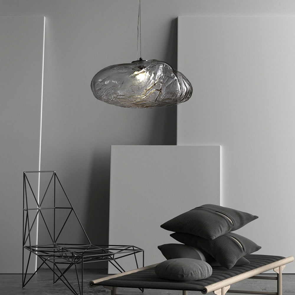 Arisha Minimalist Bubble Pendant Light Glass Living Room Dining Room - Letslighting