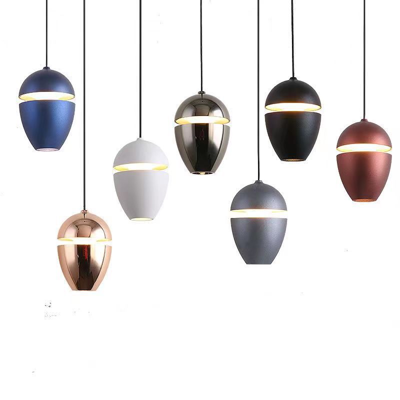 Valentina Creative Small LED Pendant Light Metal/Acrylic Dining Room - Letslighting