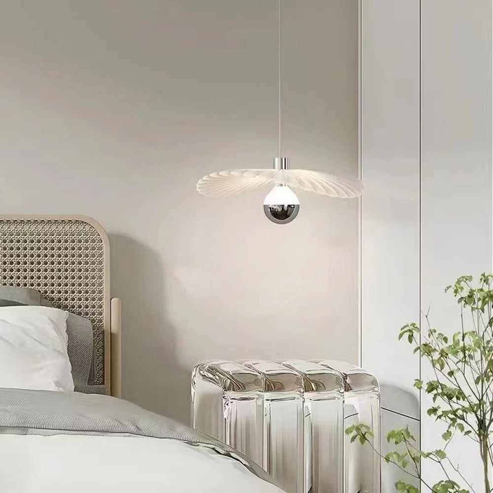 Arisha Nordic Leaf Pendant Light Resin Bedroom Hallway - Letslighting