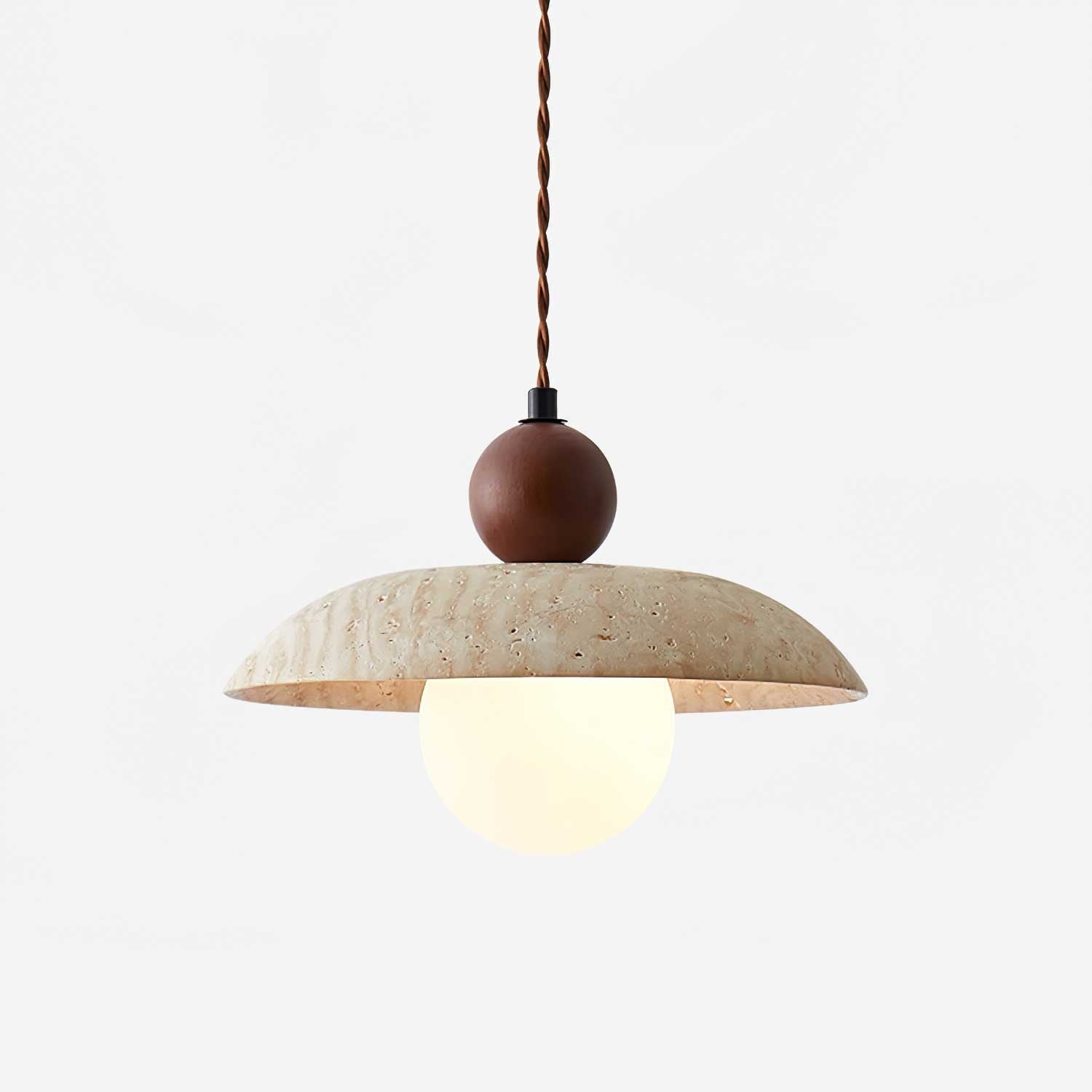 Soleil Travertine Pendant Light - Letslighting