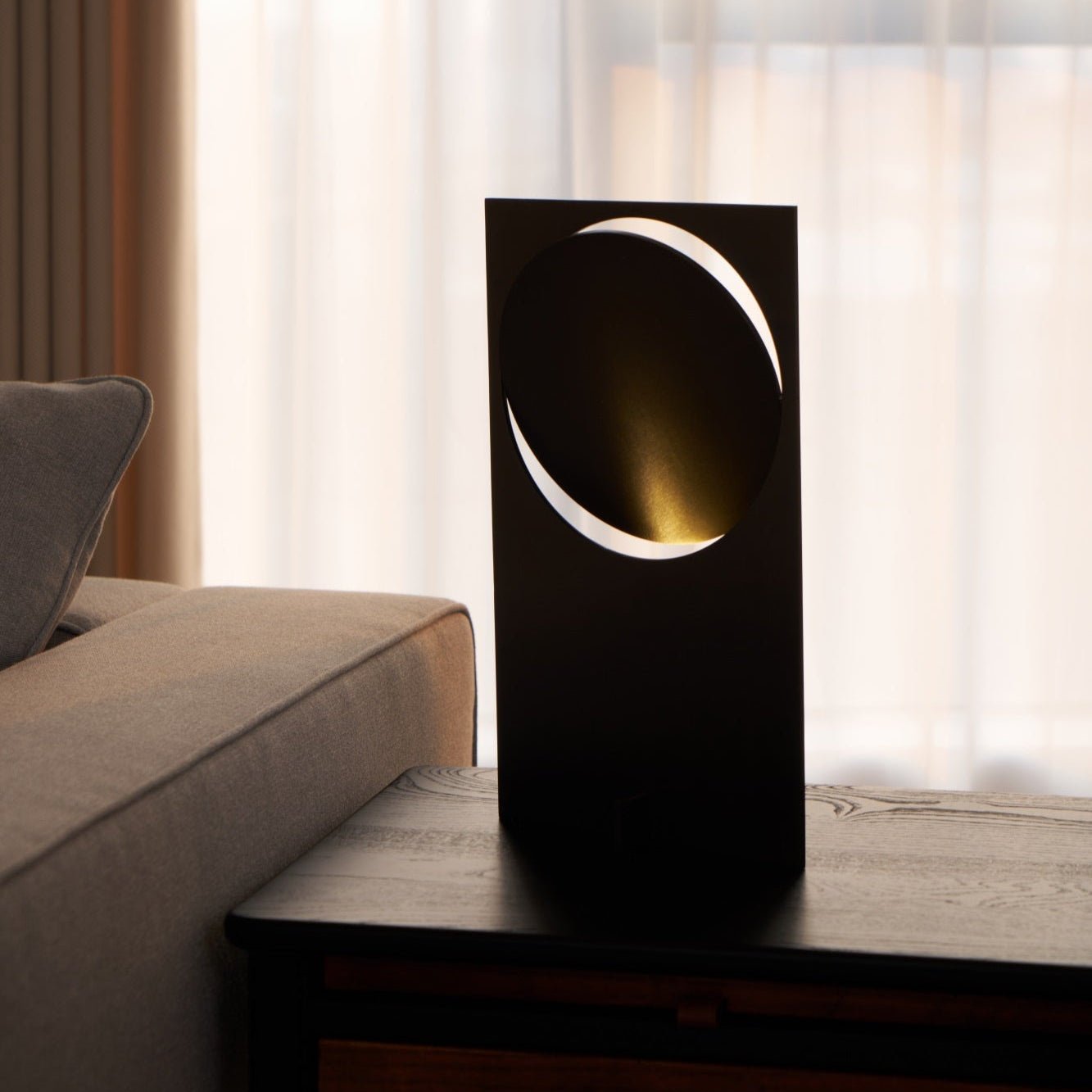 Orona Steel Futuristic Table Lamp - Letslighting