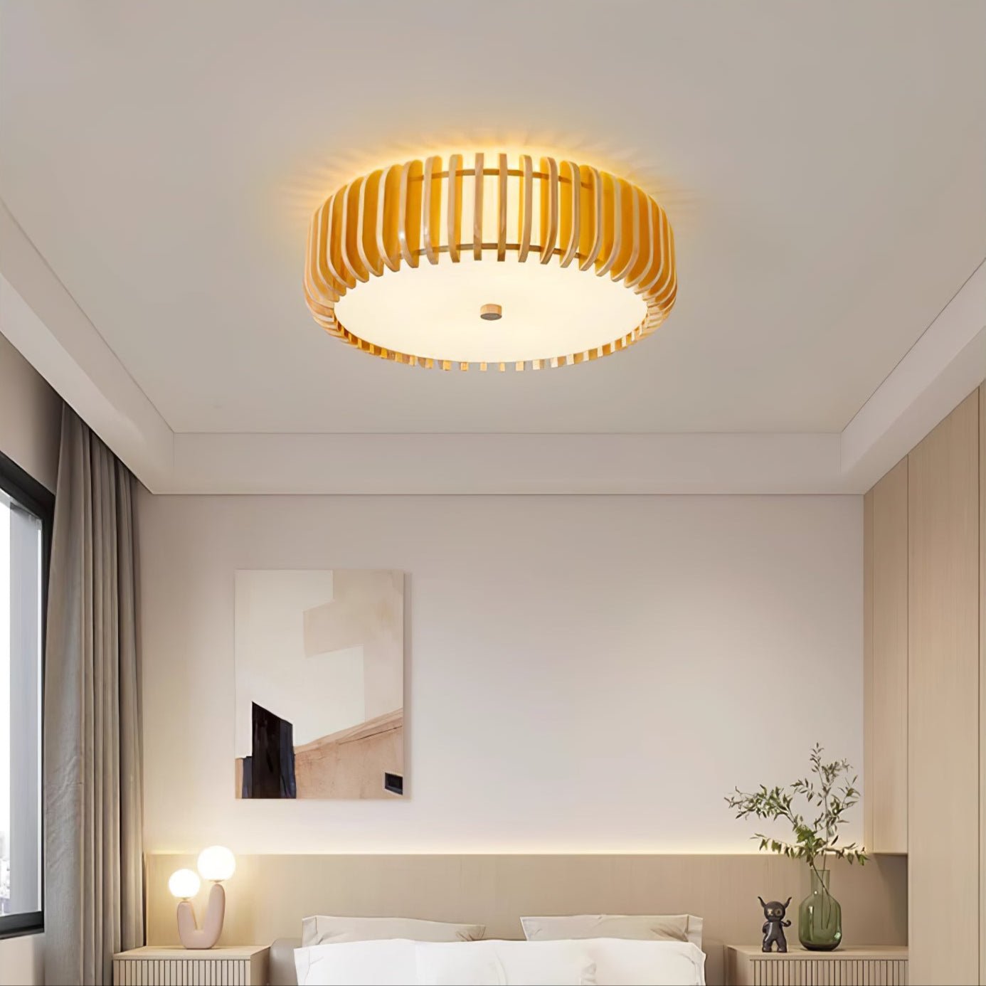 Vezorus Premium Elegance Wood Ceiling Lamp - Letslighting
