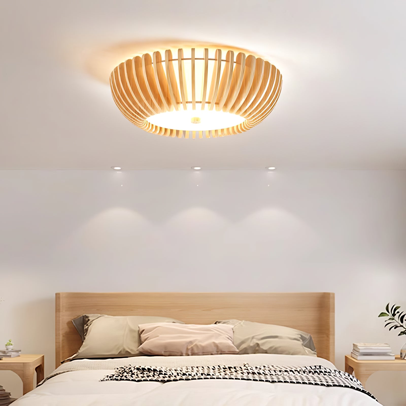 Vezorus Premium Elegance Wood Ceiling Lamp - Letslighting