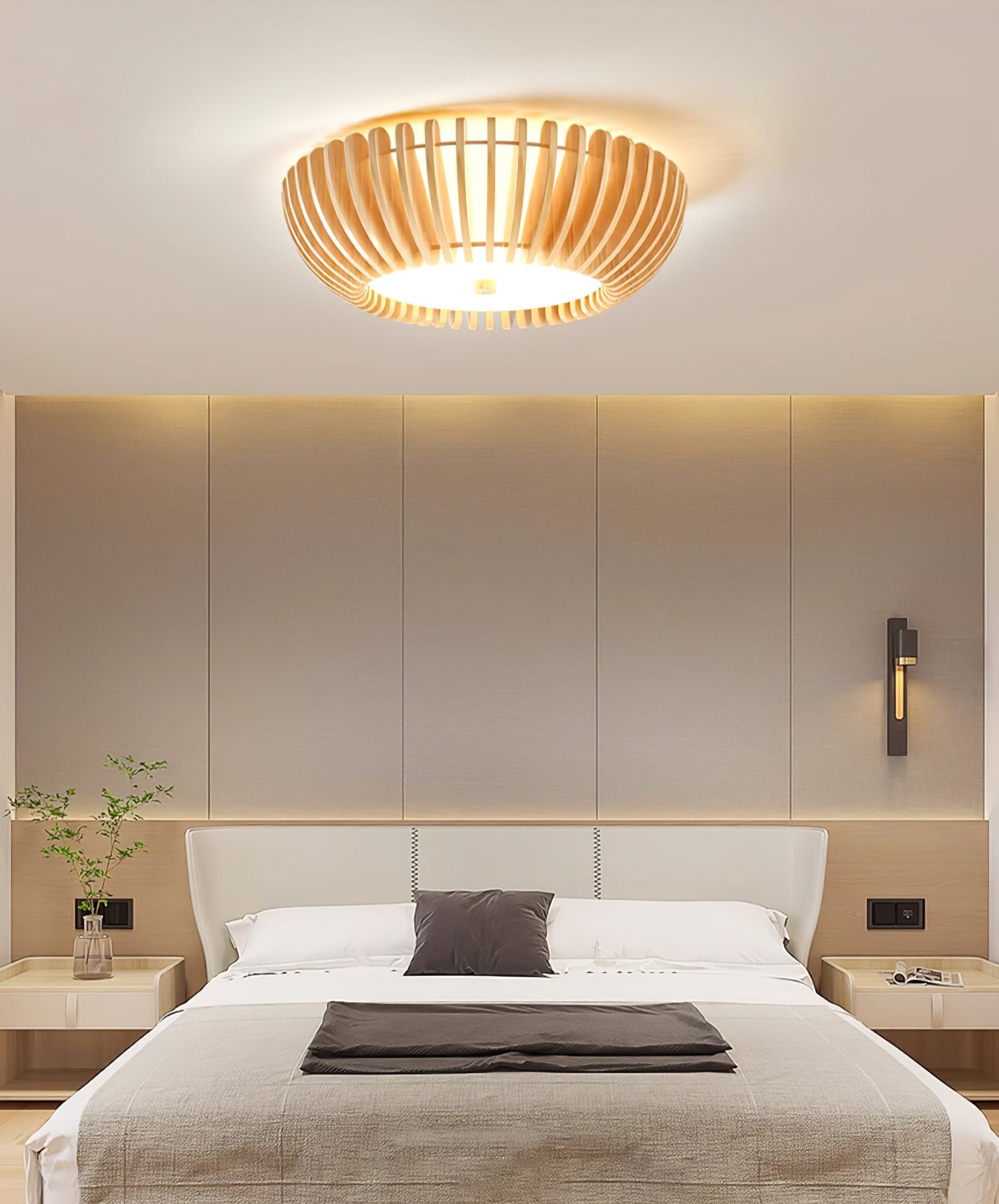 Vezorus Premium Elegance Wood Ceiling Lamp - Letslighting