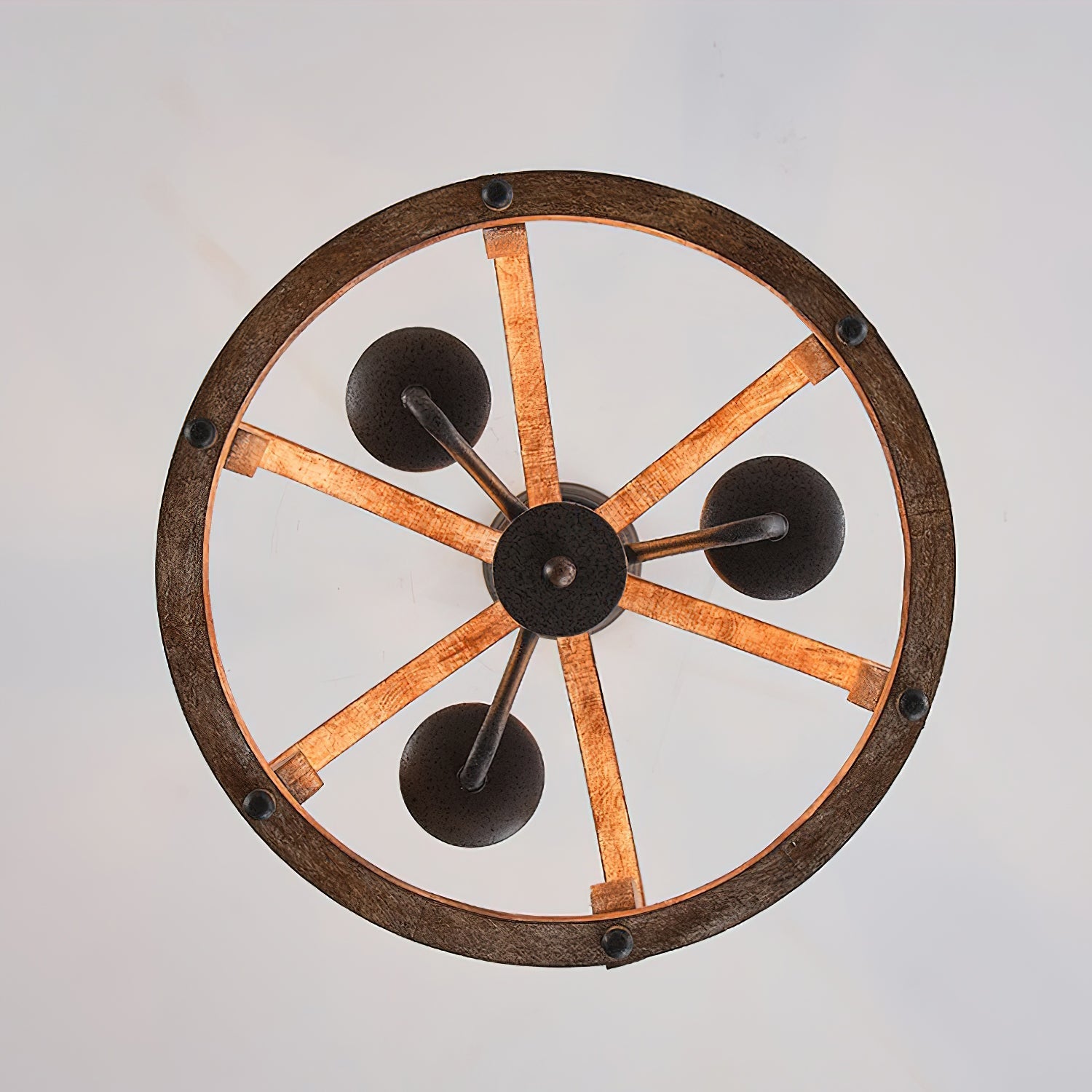 Vivinir Vintage Industrial Aura Farmhouse Wooden Pendant Lamp - Letslighting