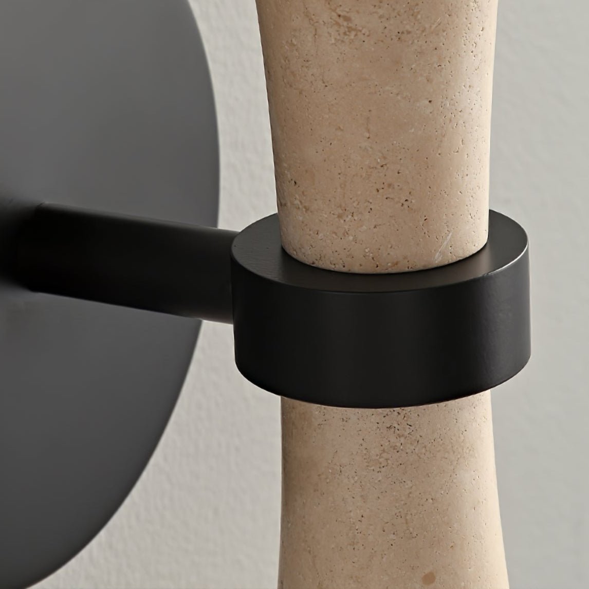 Oloriel Sculptural Travertine Wall Light - Letslighting
