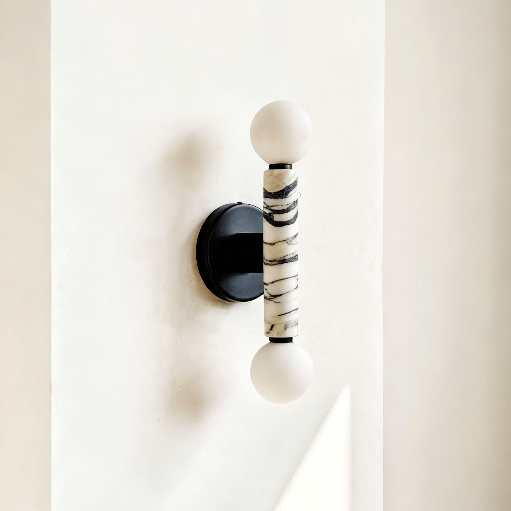 Orb Modern Marble Sconce