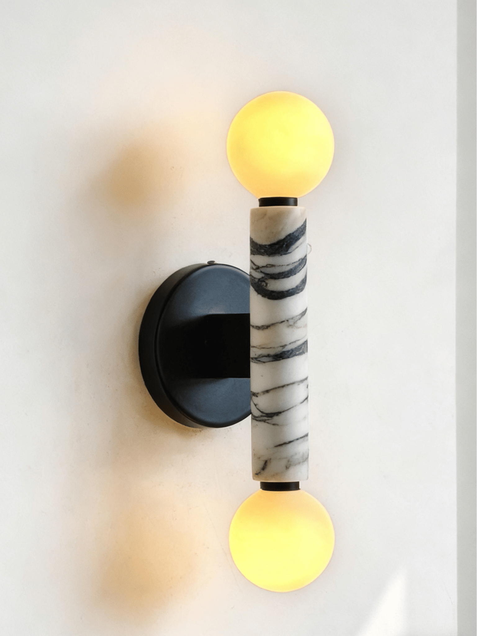 Orb Modern Marble Sconce
