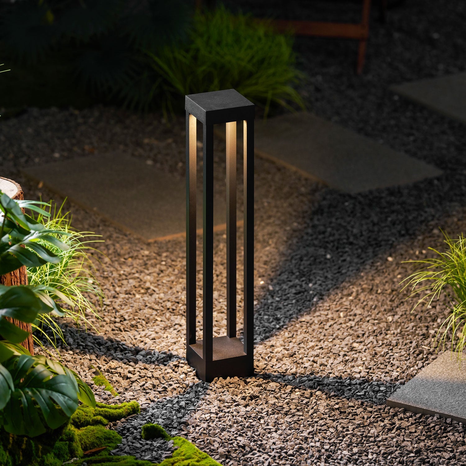 Obsidian Post Outdoor Light - Letslighting