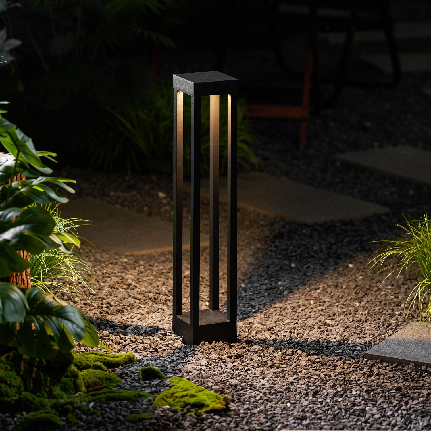 Obsidian Post Outdoor Light - Letslighting