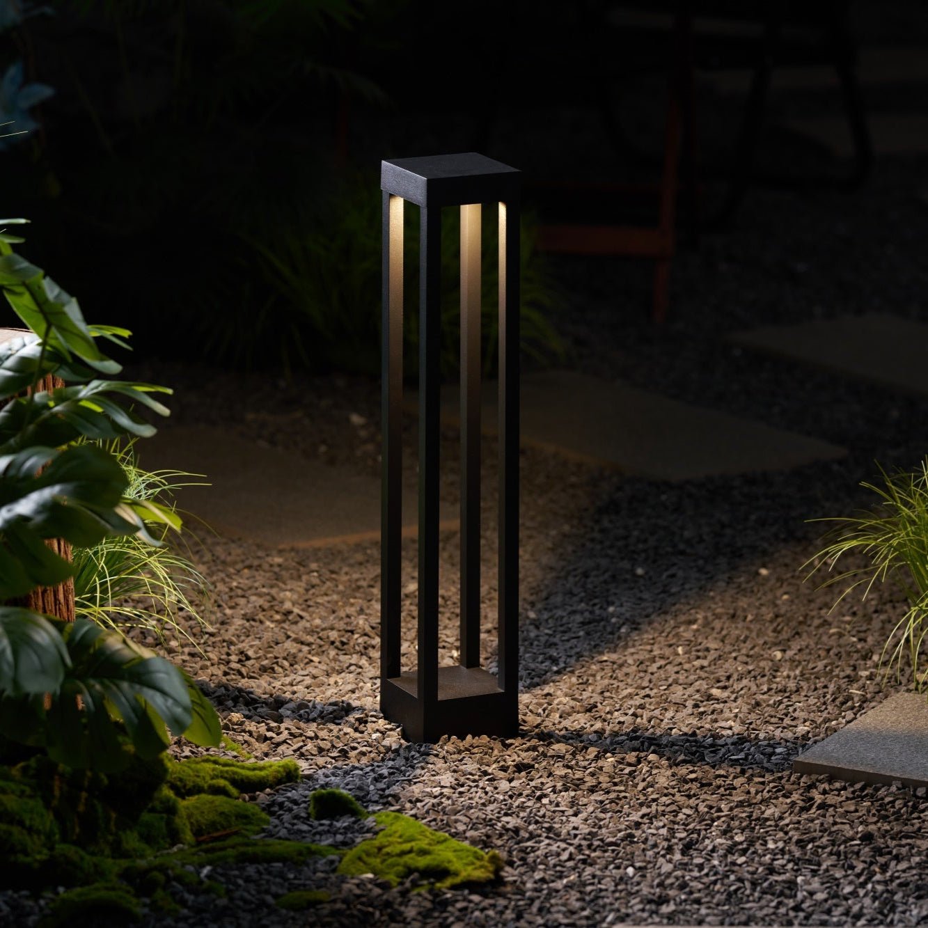 Obsidian Post Outdoor Light - Letslighting