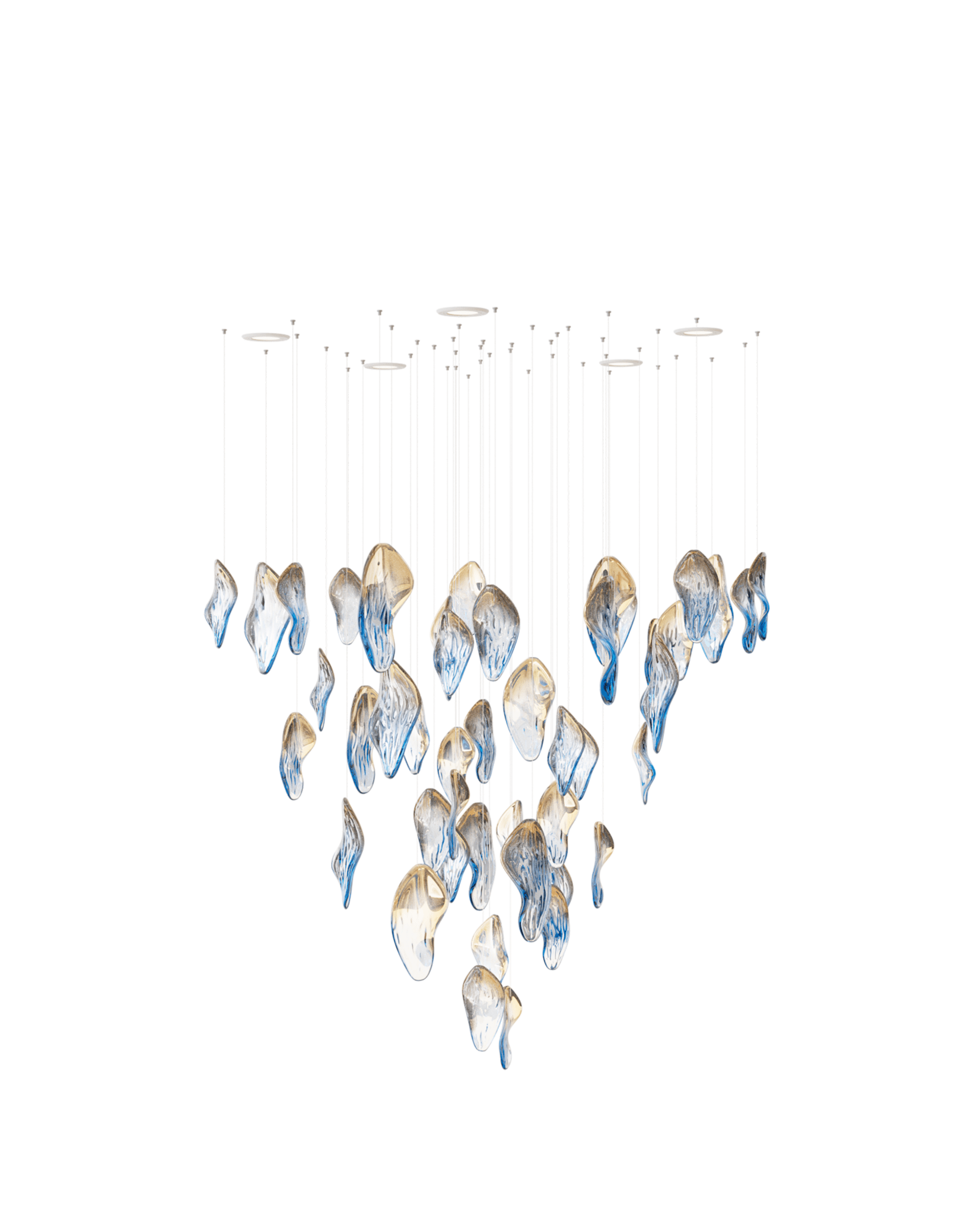 Ocean Drift Blown Glass Customize Chandelier - Letslighting