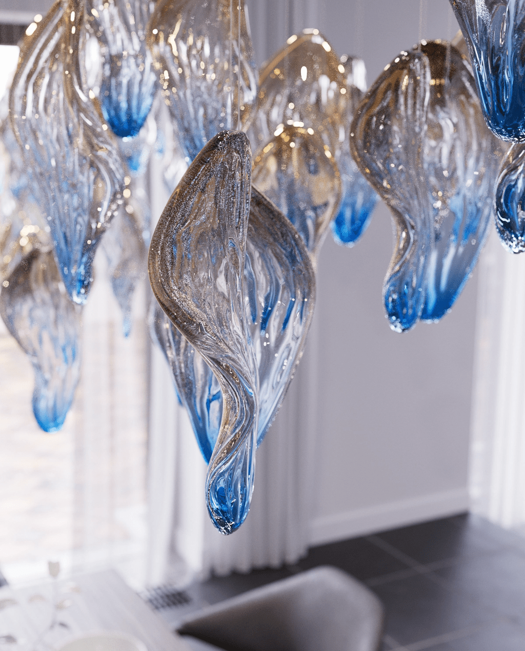 Ocean Drift Blown Glass Customize Chandelier - Letslighting
