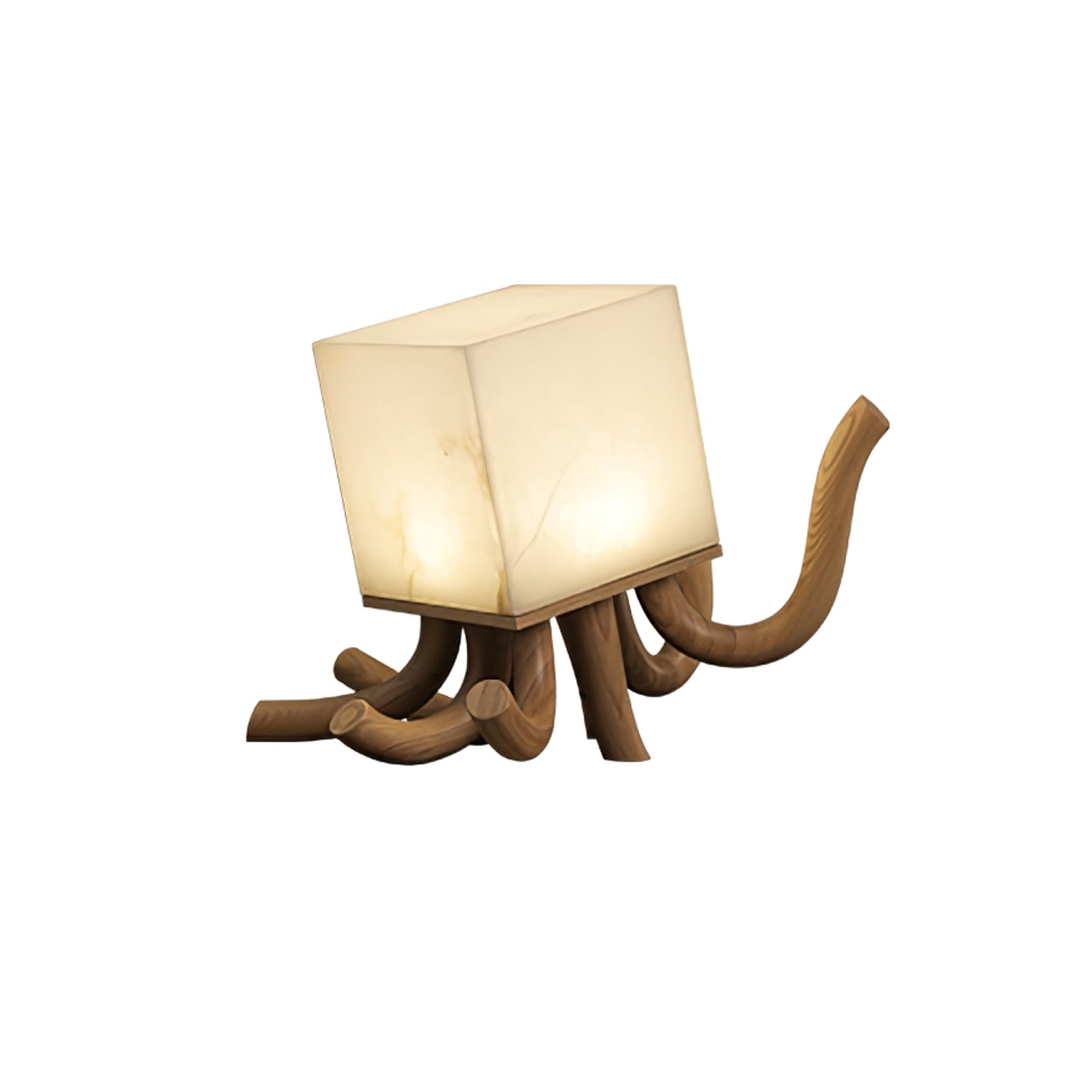 Ivvinos Tentacle Alabaster Table Lamp - Letslighting