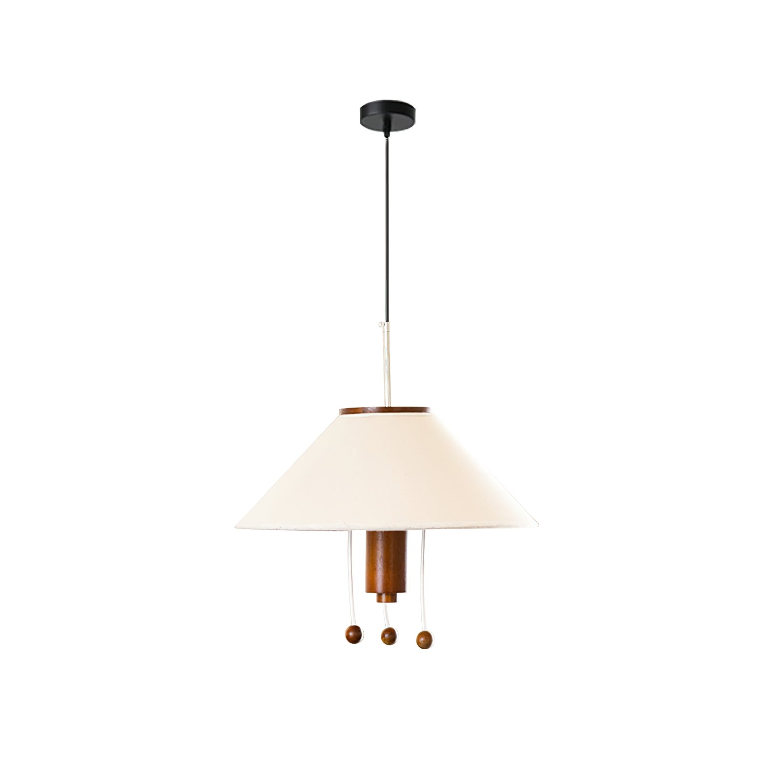 Zathee Nordic Art Classic Wood Fabric Pendant Lamp - Letslighting