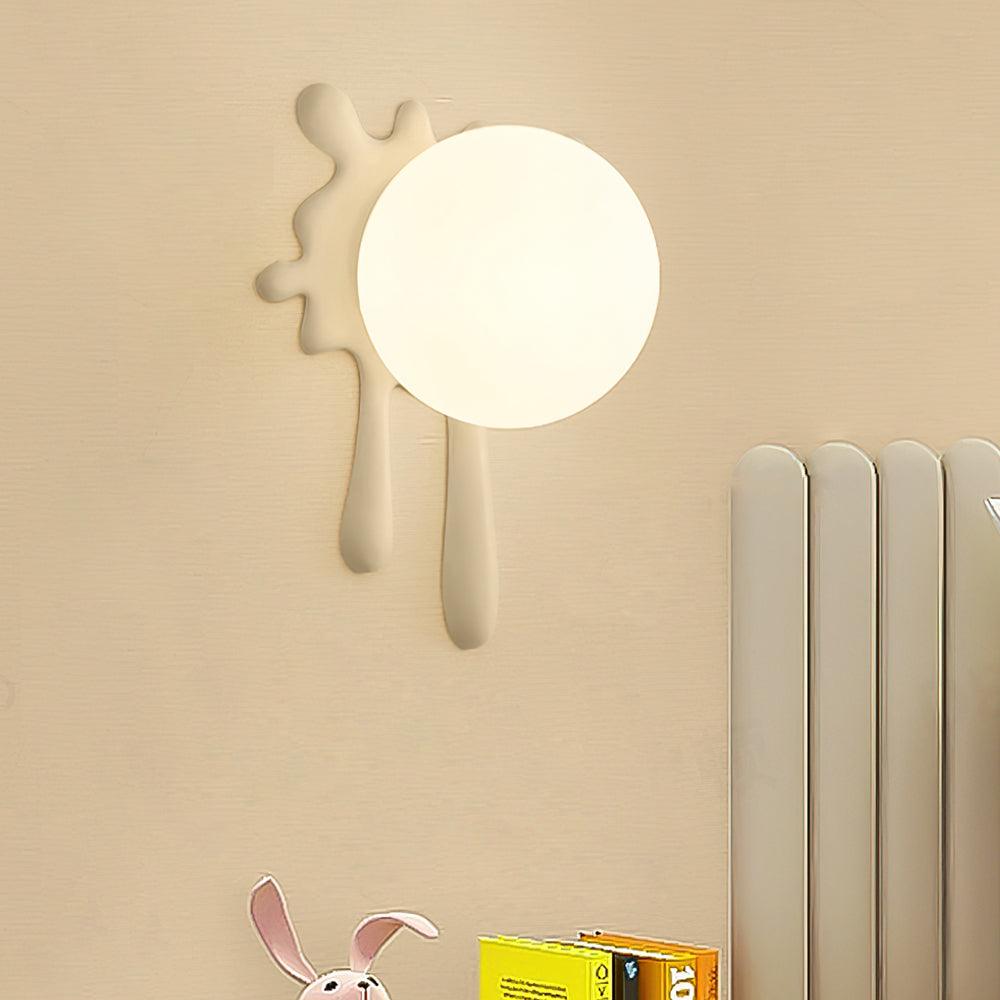 Wall Lamp Abstract Resin Splash Globe Light Playful Artistic - Letslighting