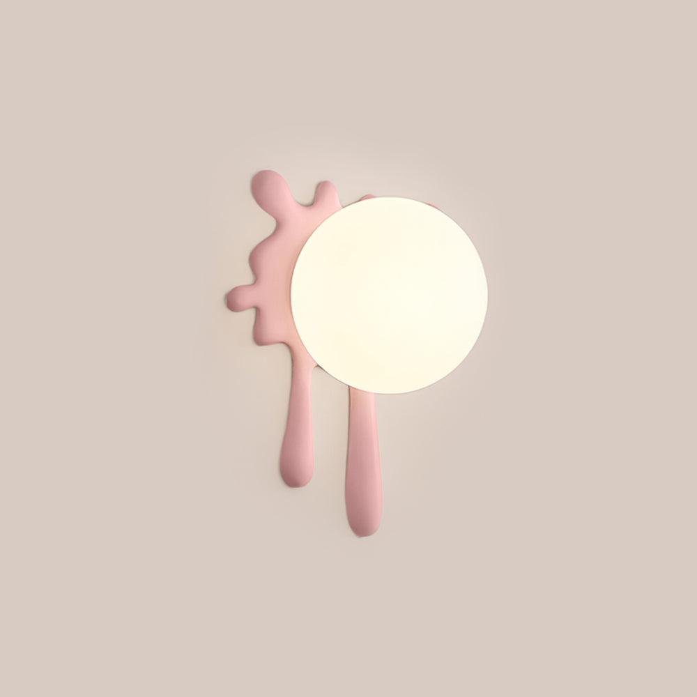 Wall Lamp Abstract Resin Splash Globe Light Playful Artistic - Letslighting