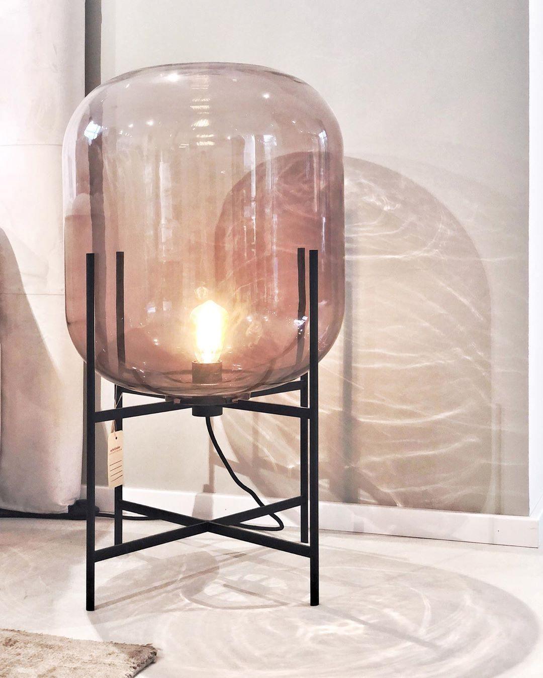 Halope Glass Industrial Table Lamp - Letslighting