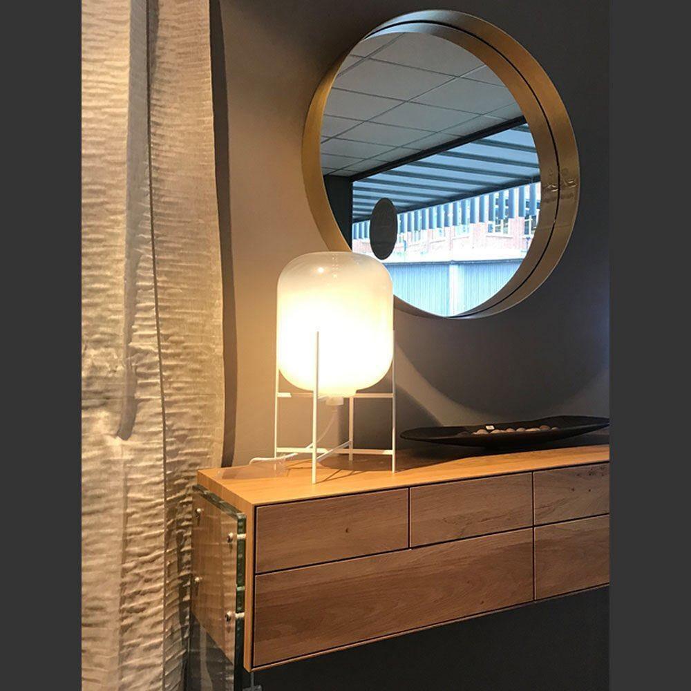 Halope Glass Industrial Table Lamp - Letslighting