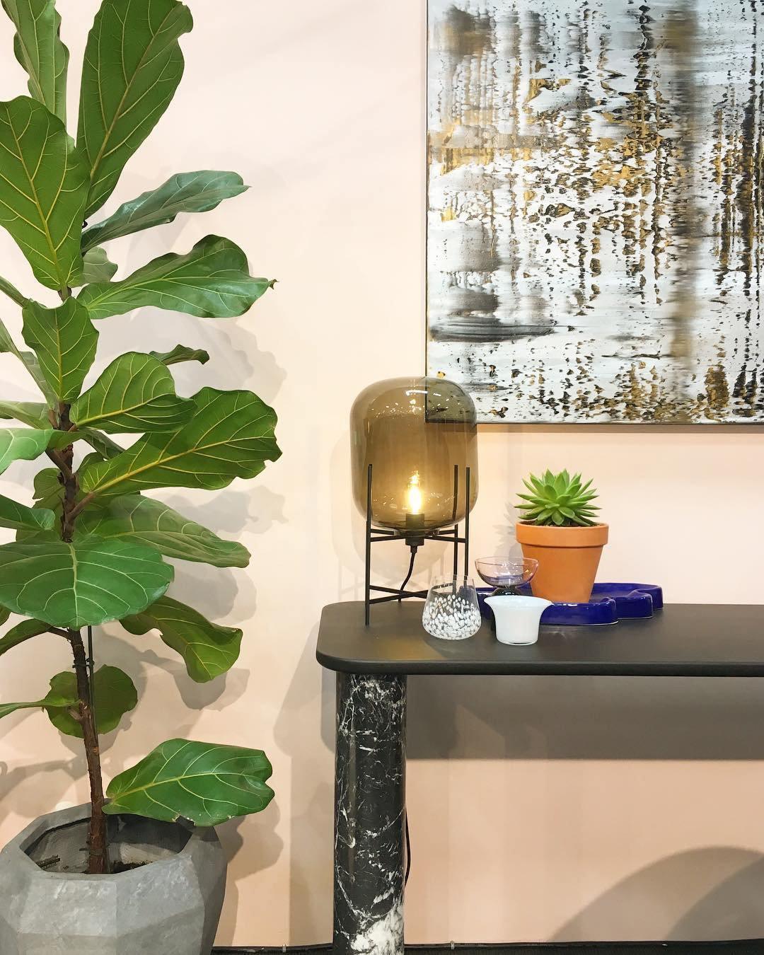 Halope Glass Industrial Table Lamp - Letslighting