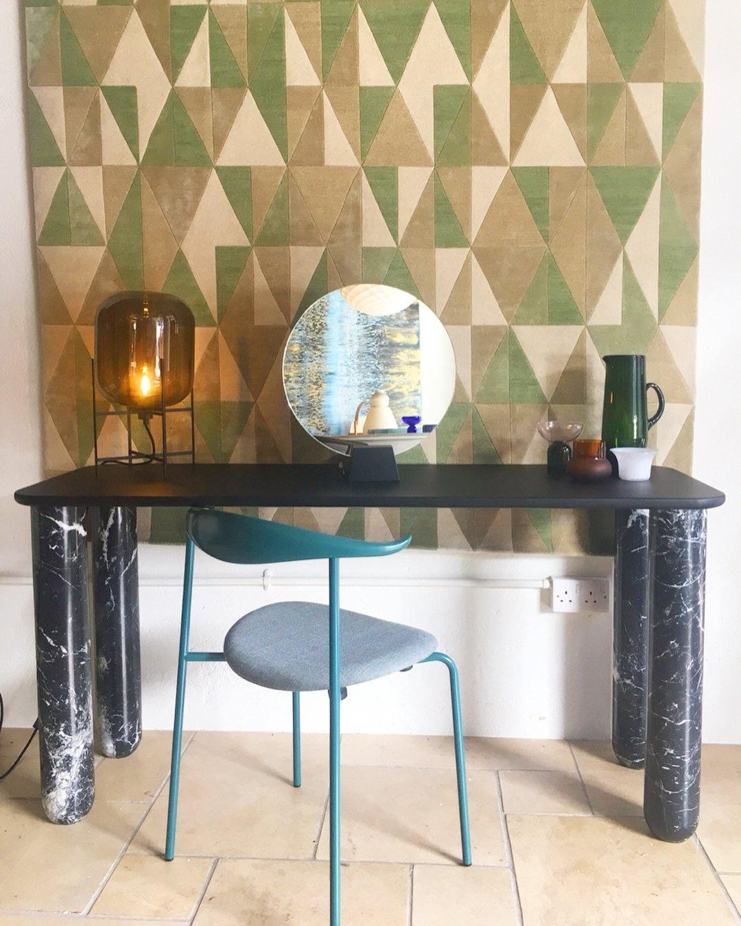 Halope Glass Industrial Table Lamp - Letslighting