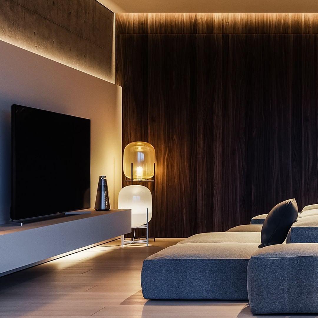 Zevia Glass Industrial Floor lamp - Letslighting