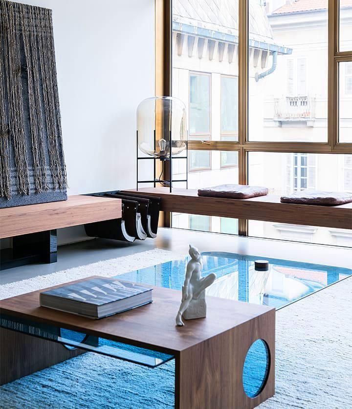 Zevia Glass Industrial Floor lamp - Letslighting