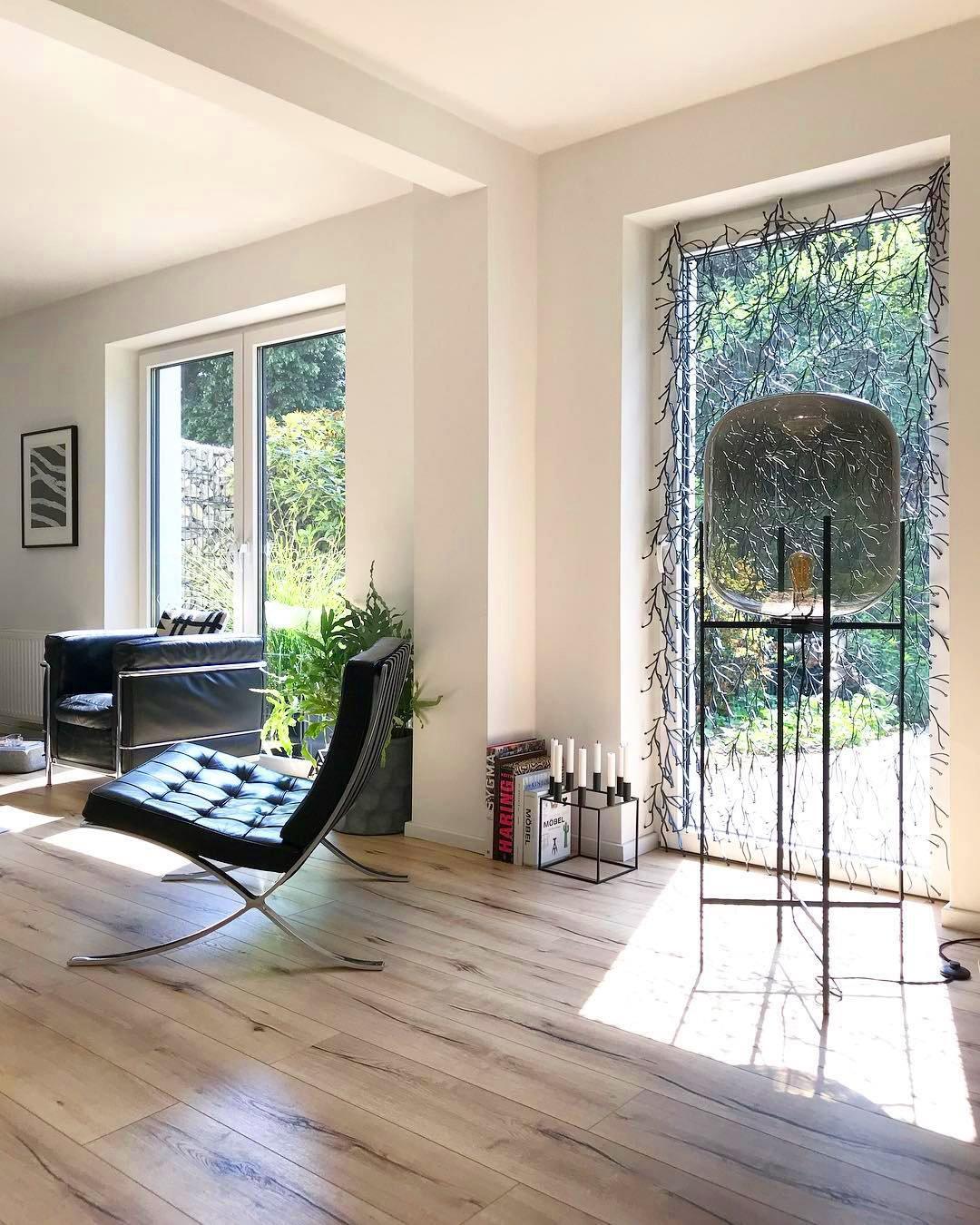 Zevia Glass Industrial Floor lamp - Letslighting