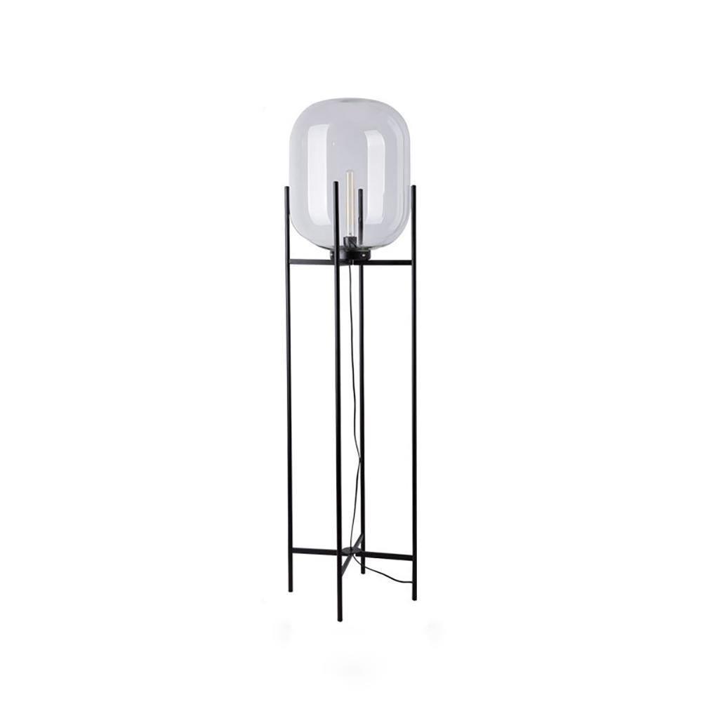 Zevia Glass Industrial Floor lamp - Letslighting