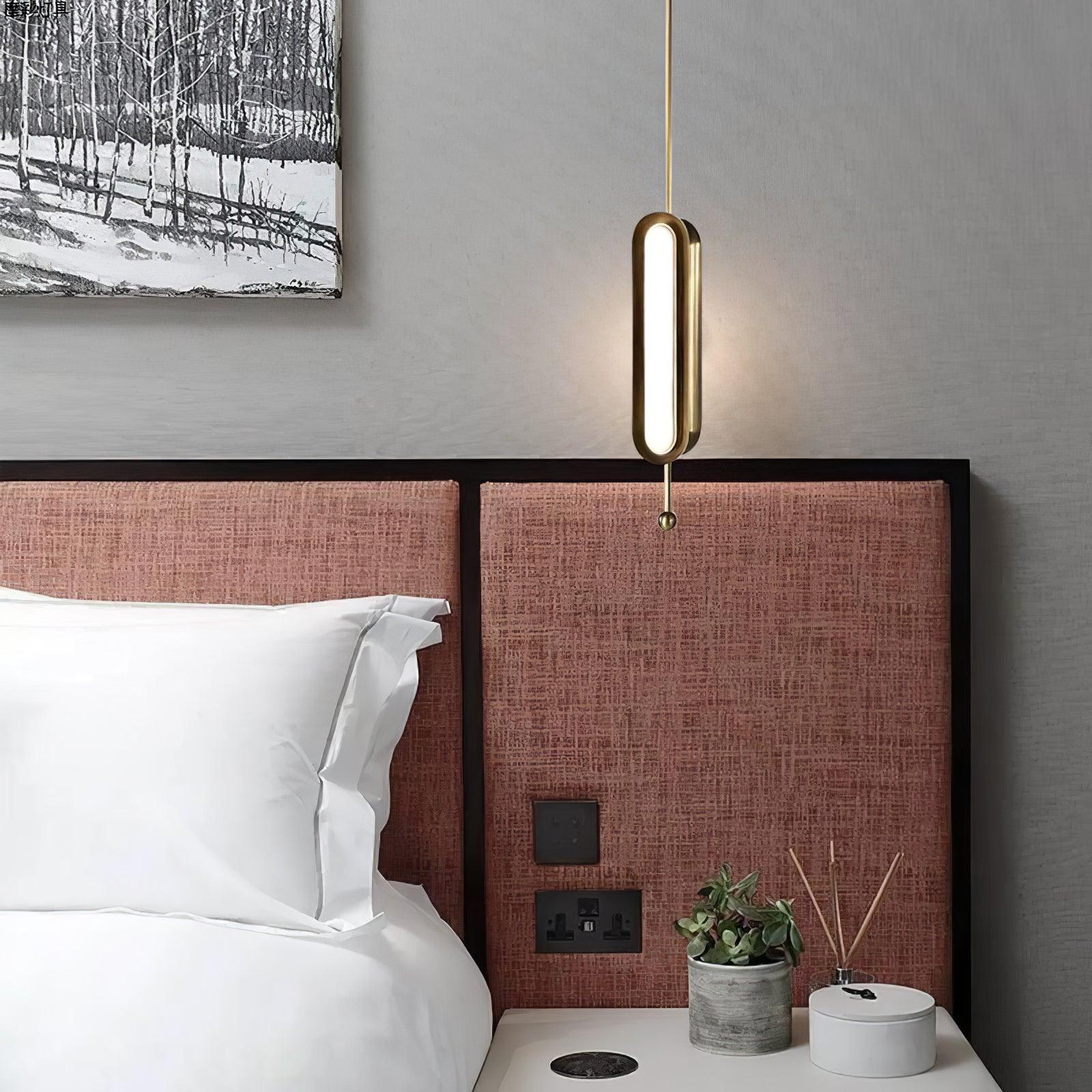 Lyvinaris Geometric Brass Linear Pendant Light - Letslighting