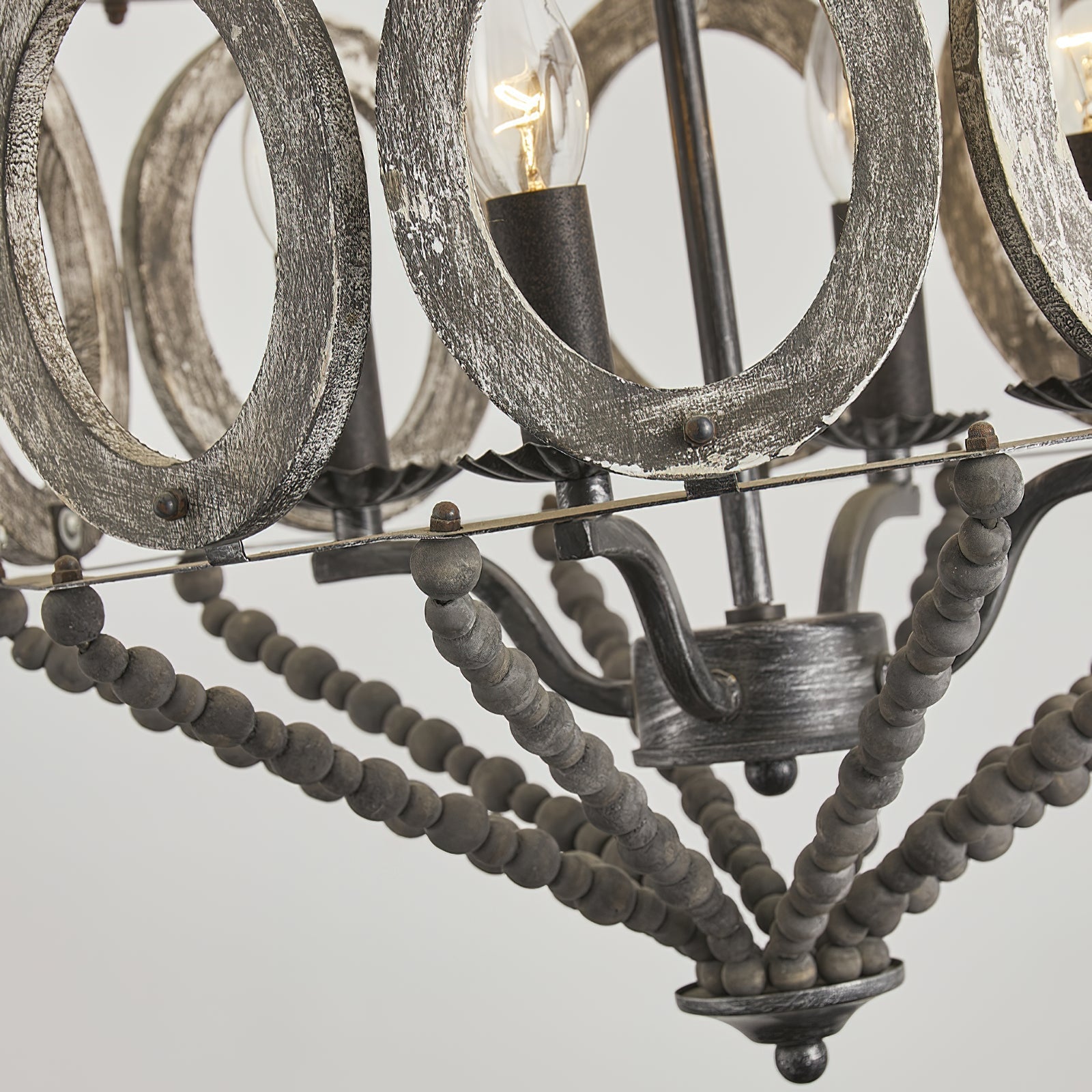 Zasorila Vintage Wooden Chandelier - Letslighting