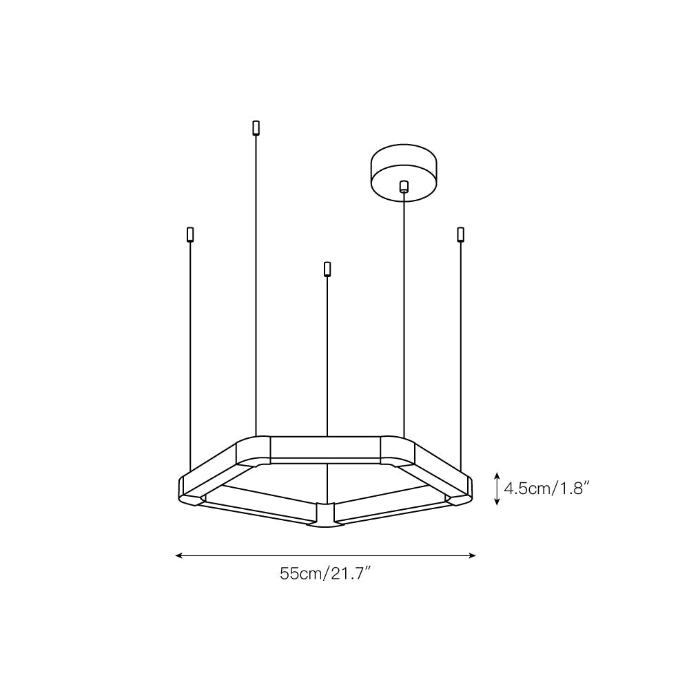 Celaeisra Unique Single Ring Alabaster Chandelier - Letslighting