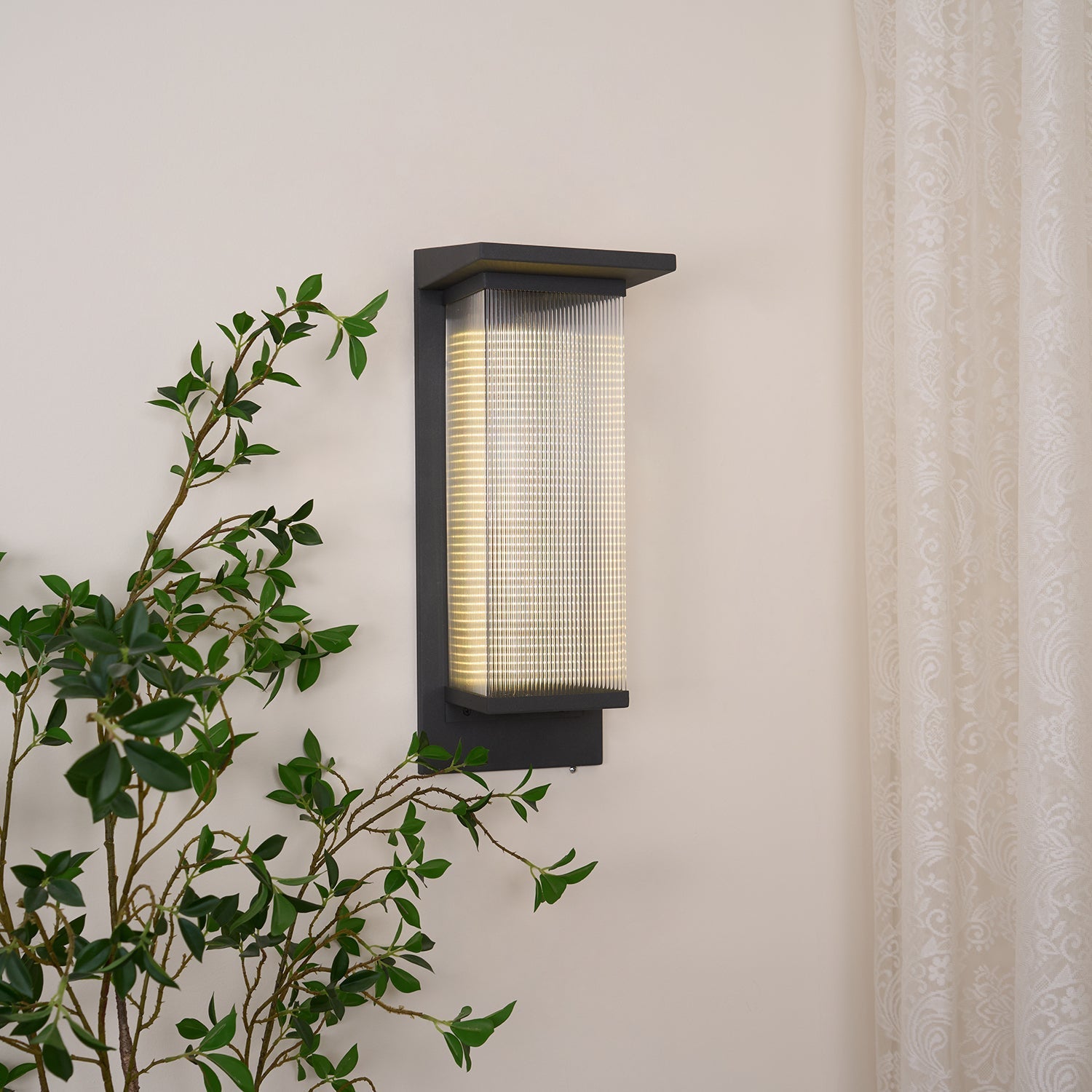 Solarise Steel Contemporary Wall Lamp - Letslighting