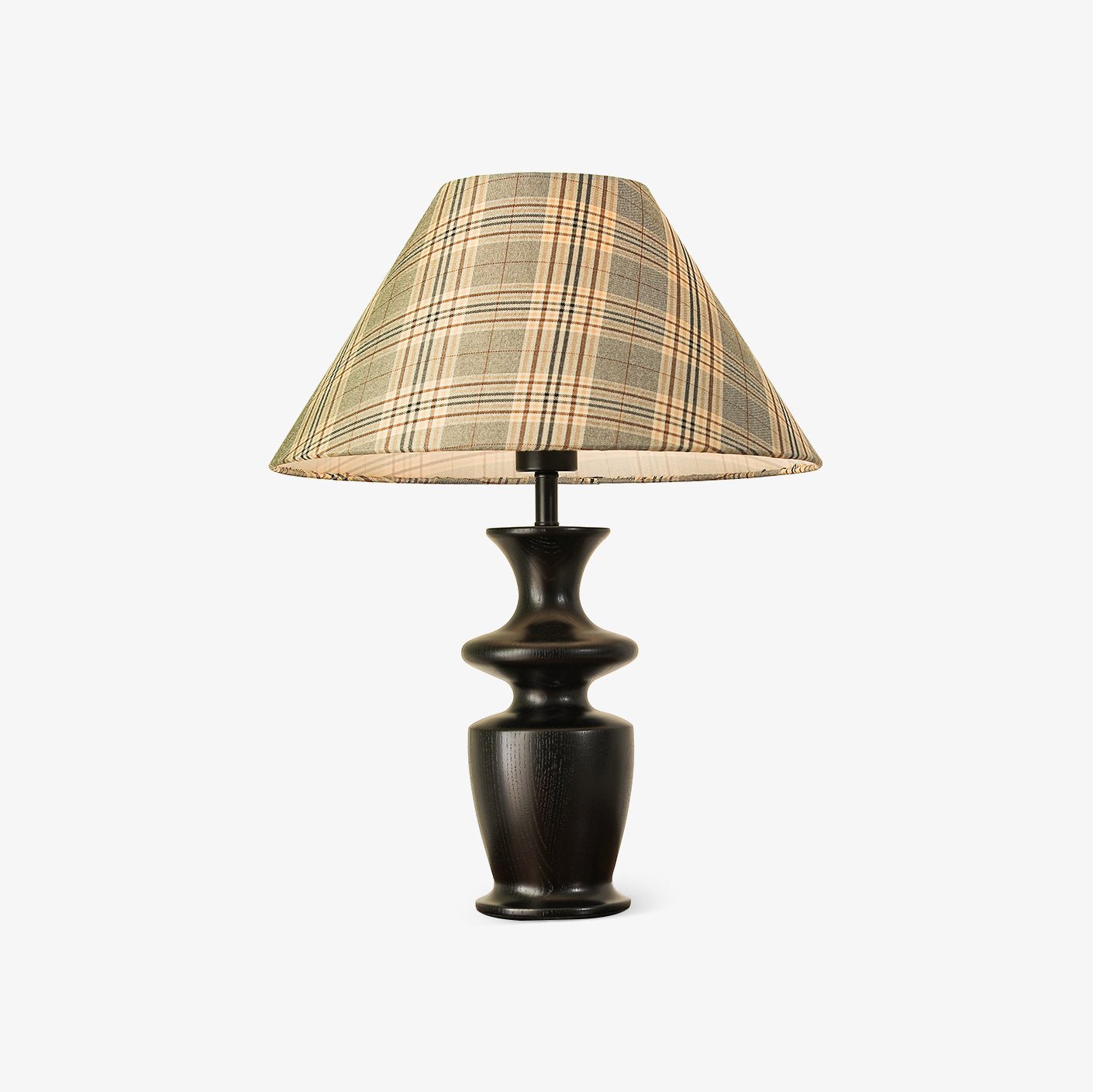 Herita Wood & Fabric Table Lamp - Letslighting
