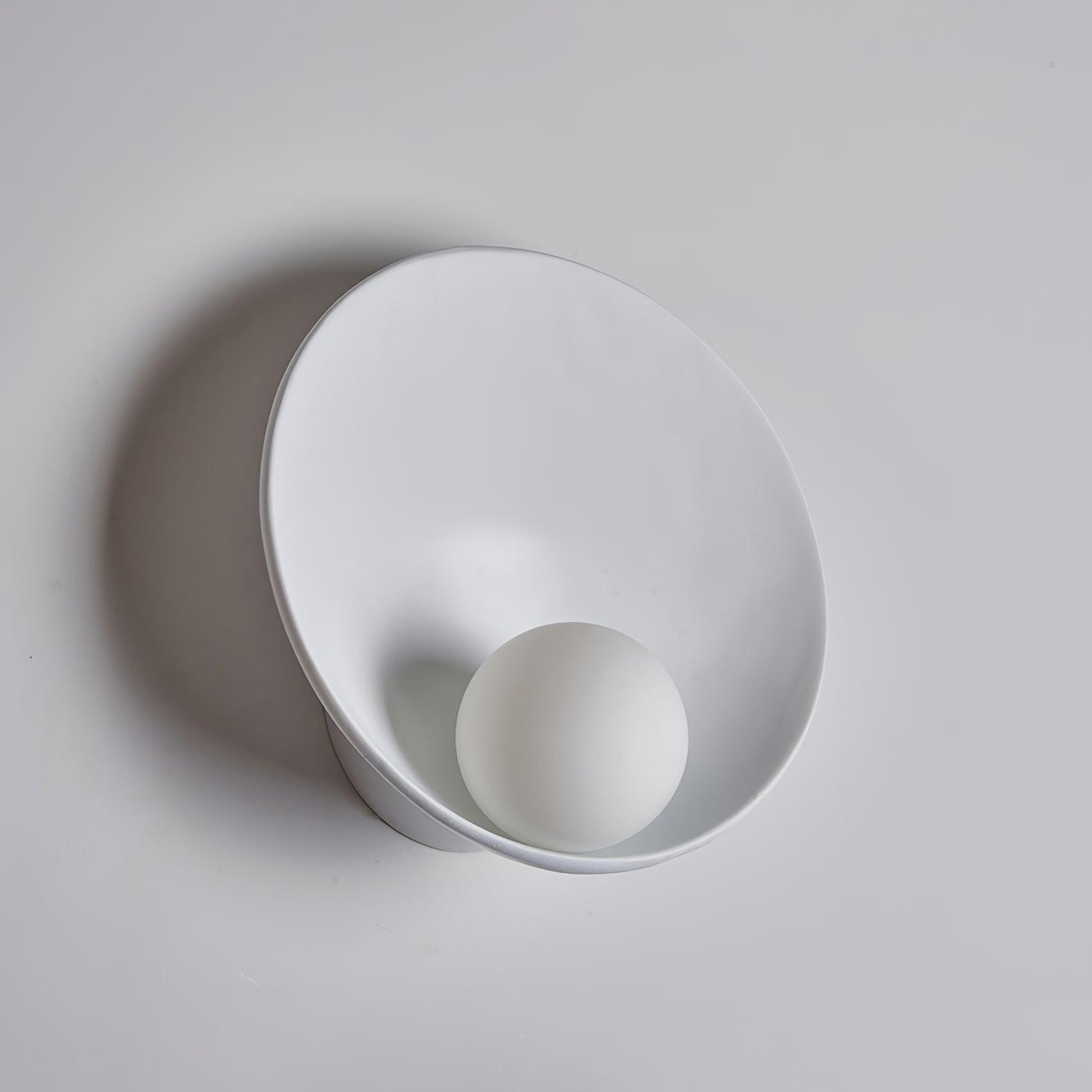 Wall Light Resin Cup Shade Accent Minimalist Cozy - Letslighting