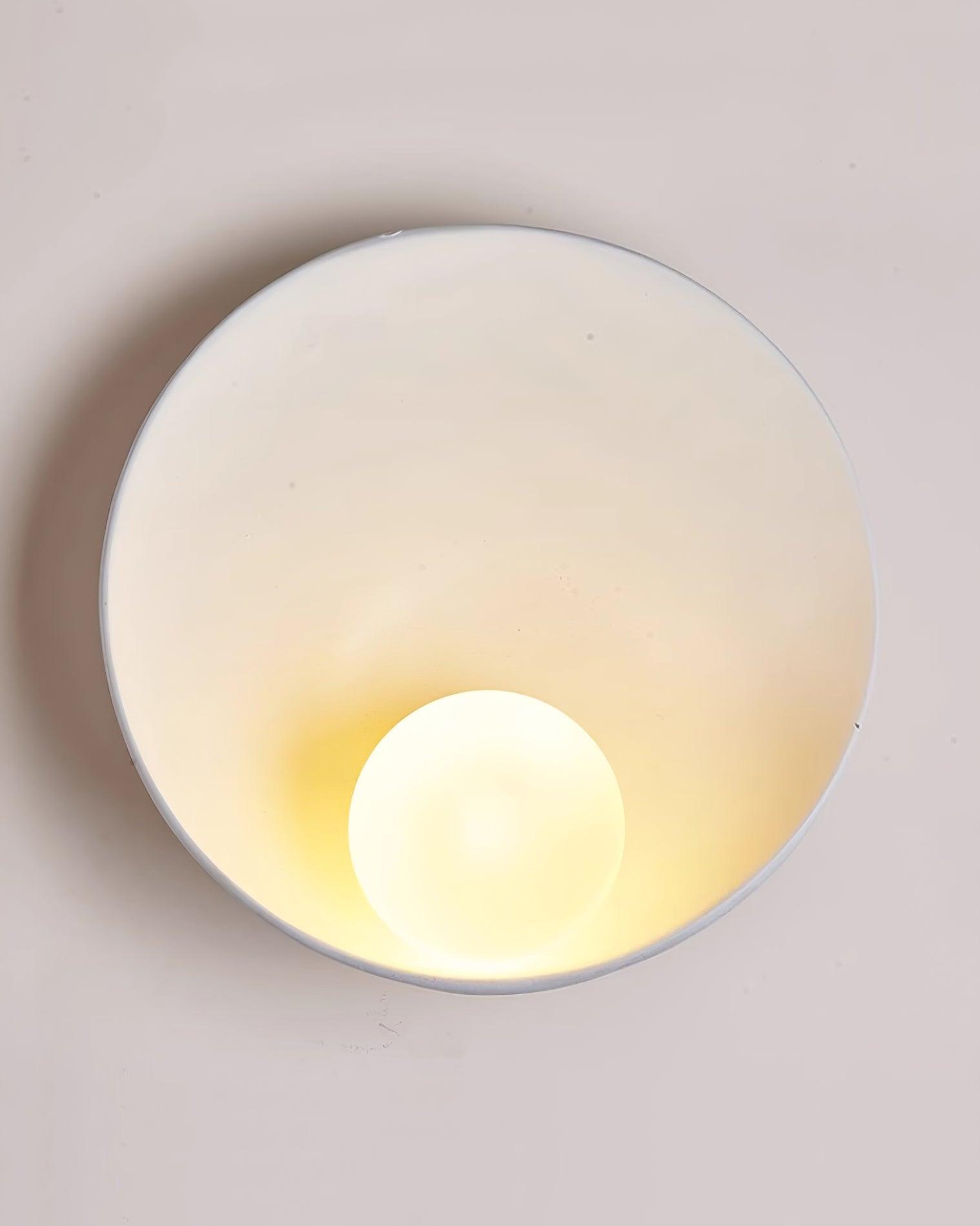 Wall Light Resin Cup Shade Accent Minimalist Cozy - Letslighting