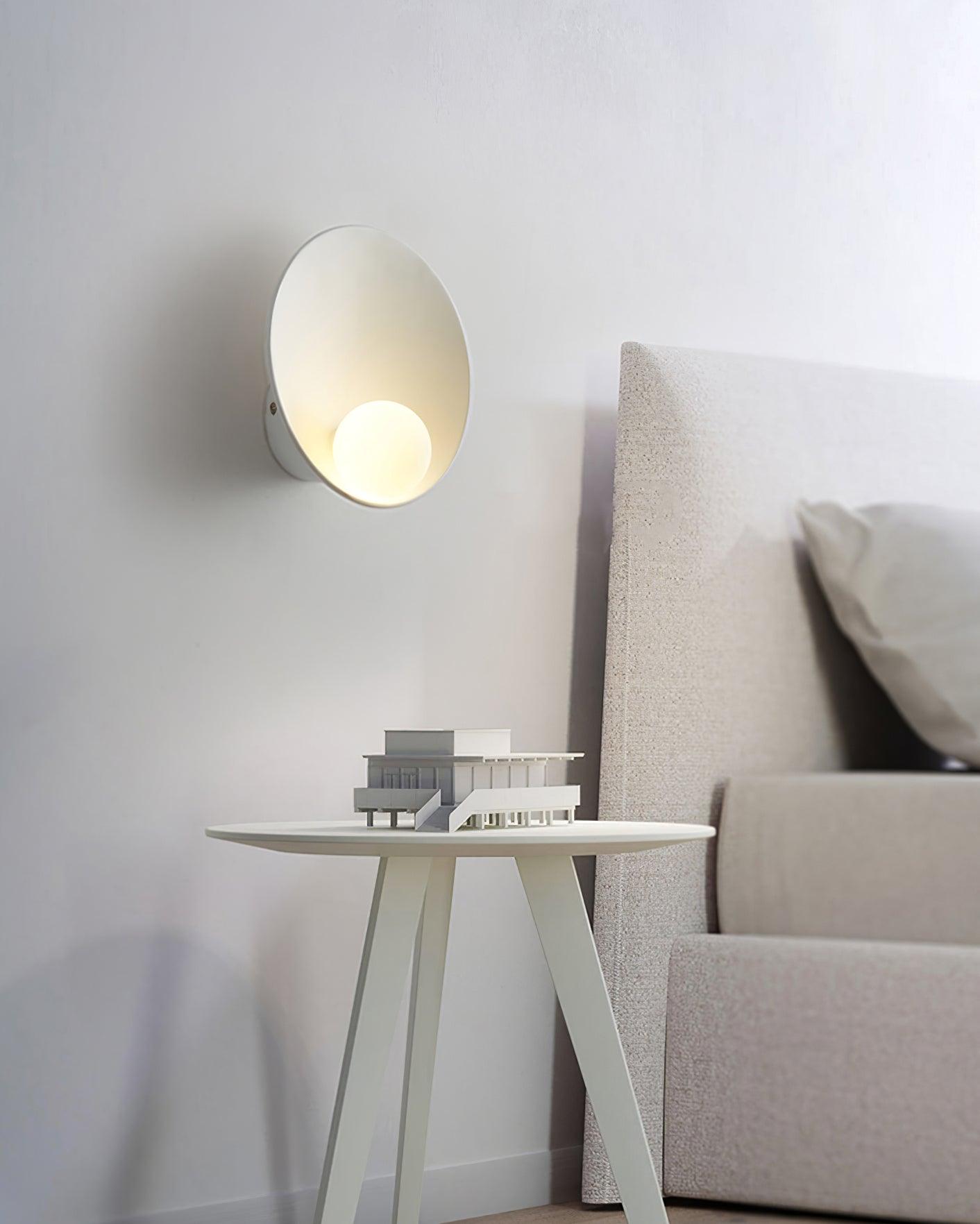 Wall Light Resin Cup Shade Accent Minimalist Cozy - Letslighting