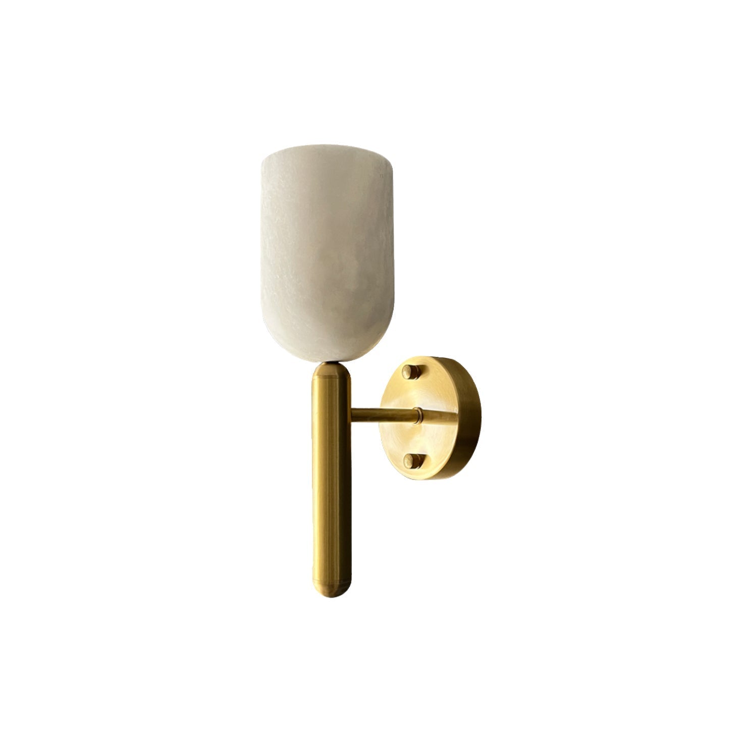 Lyphaia Modern Minimalist Brass Alabaster Wall Lamp - Letslighting