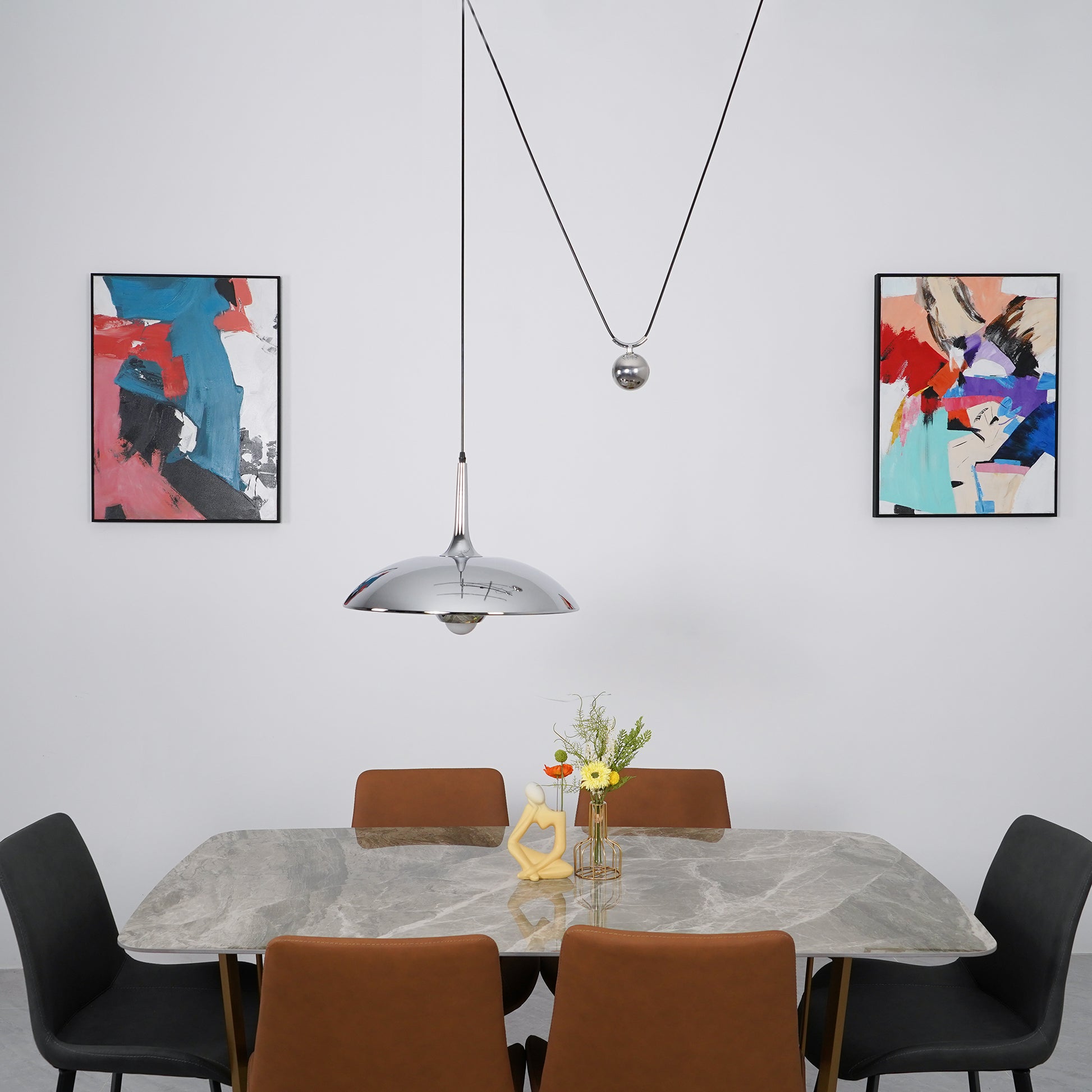 Lustra Pendant Lamp Adjustable for Living Room - Letslighting