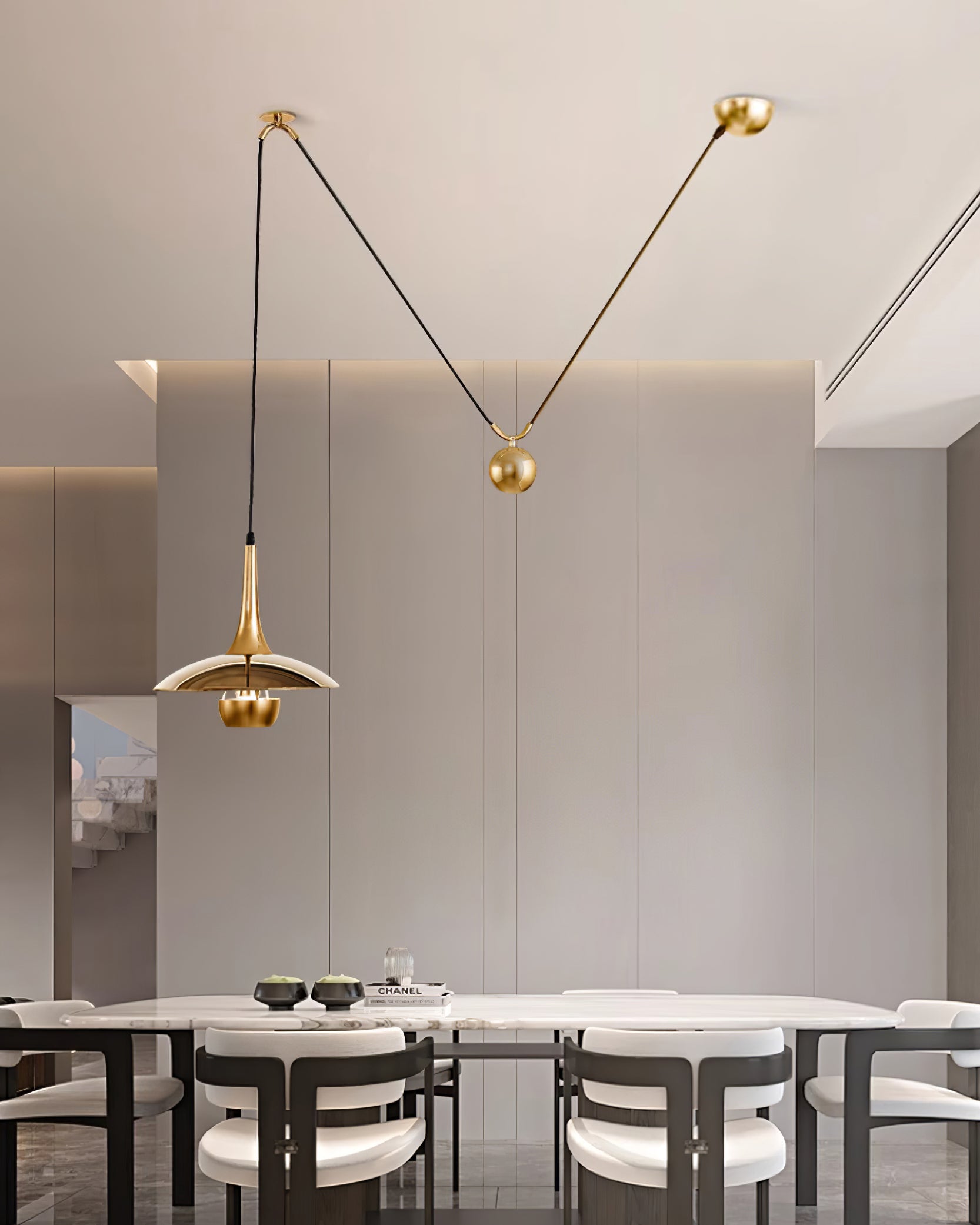 Lustra Pendant Lamp Adjustable for Living Room - Letslighting