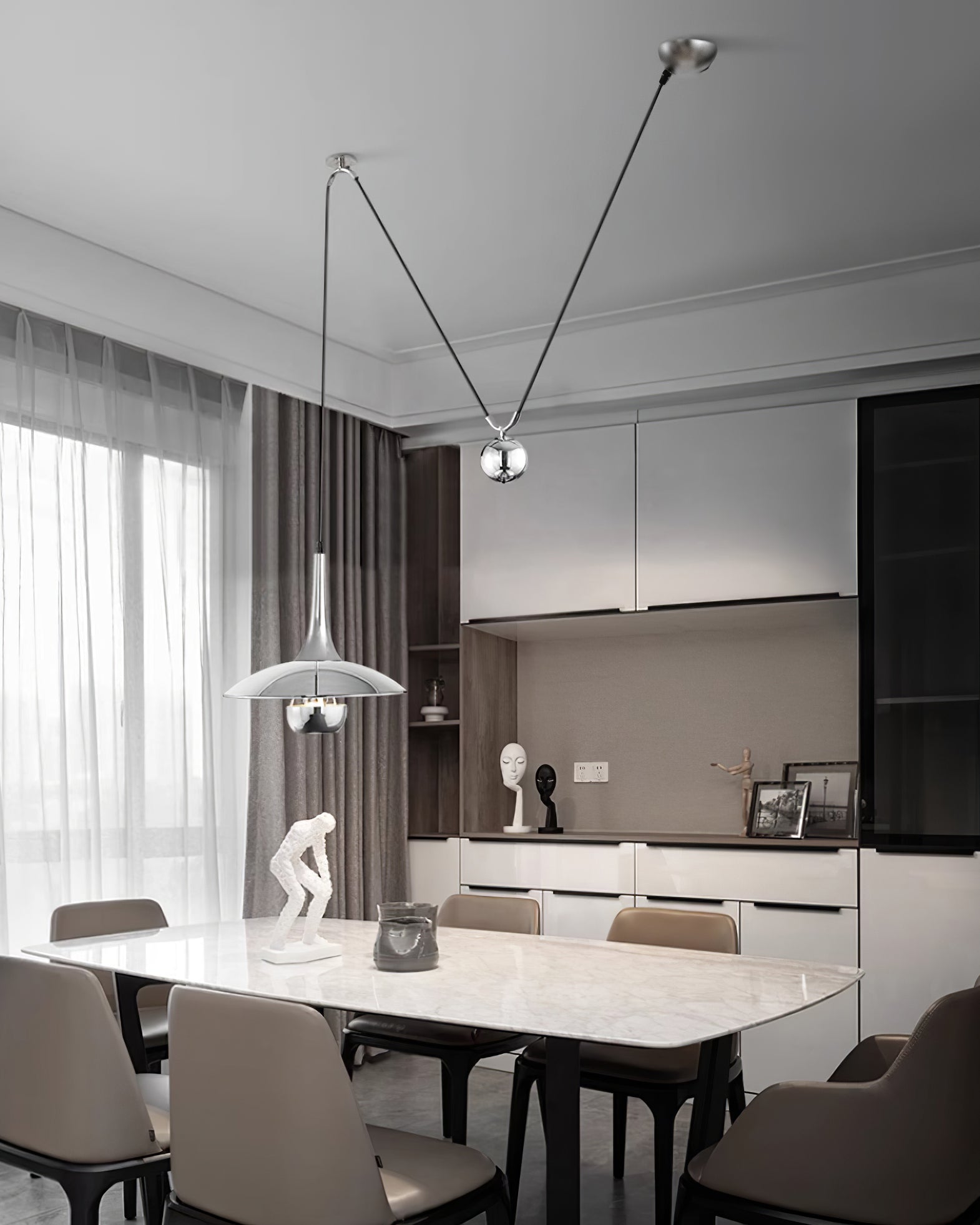 Lustra Pendant Lamp Adjustable for Living Room - Letslighting