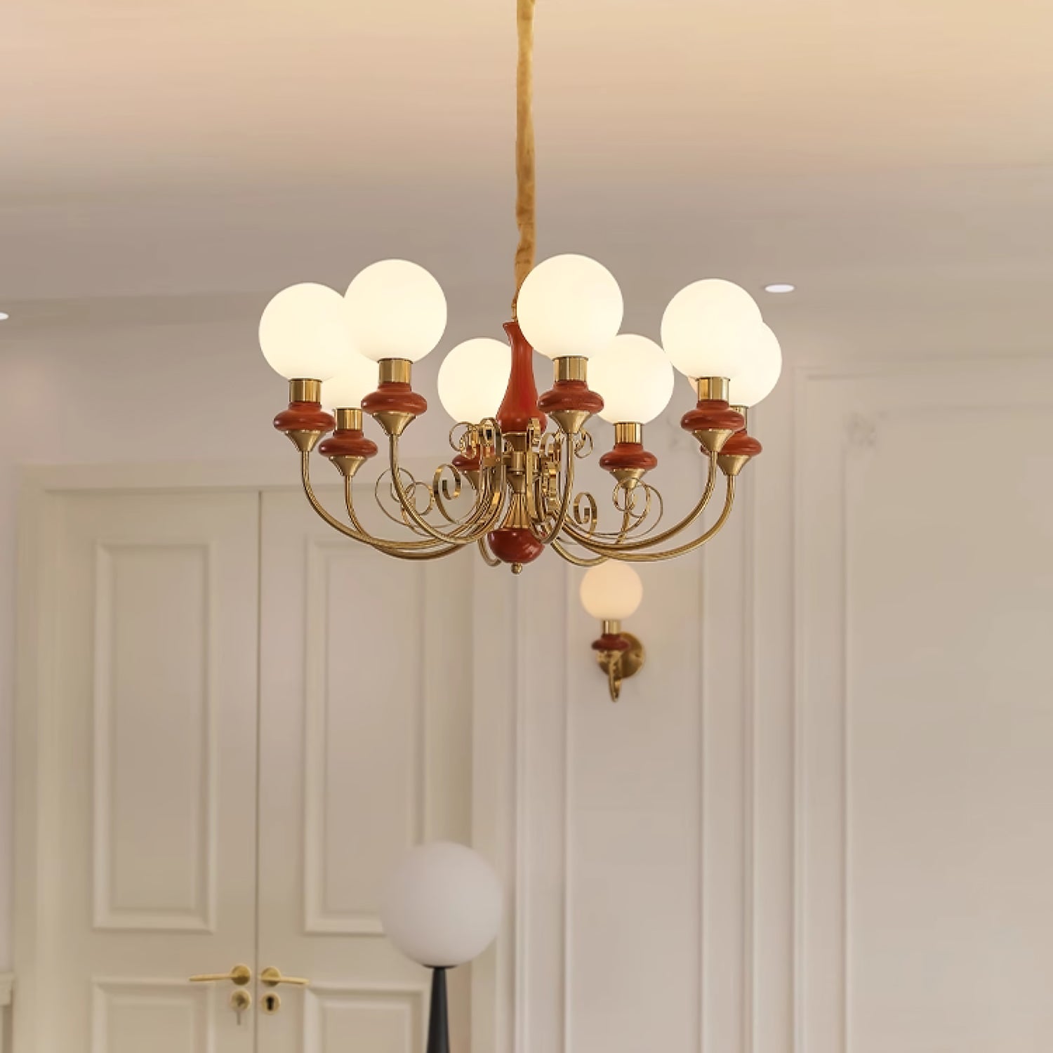 Valentina Modern Creative Chandelier Glass Dining Room Living Room