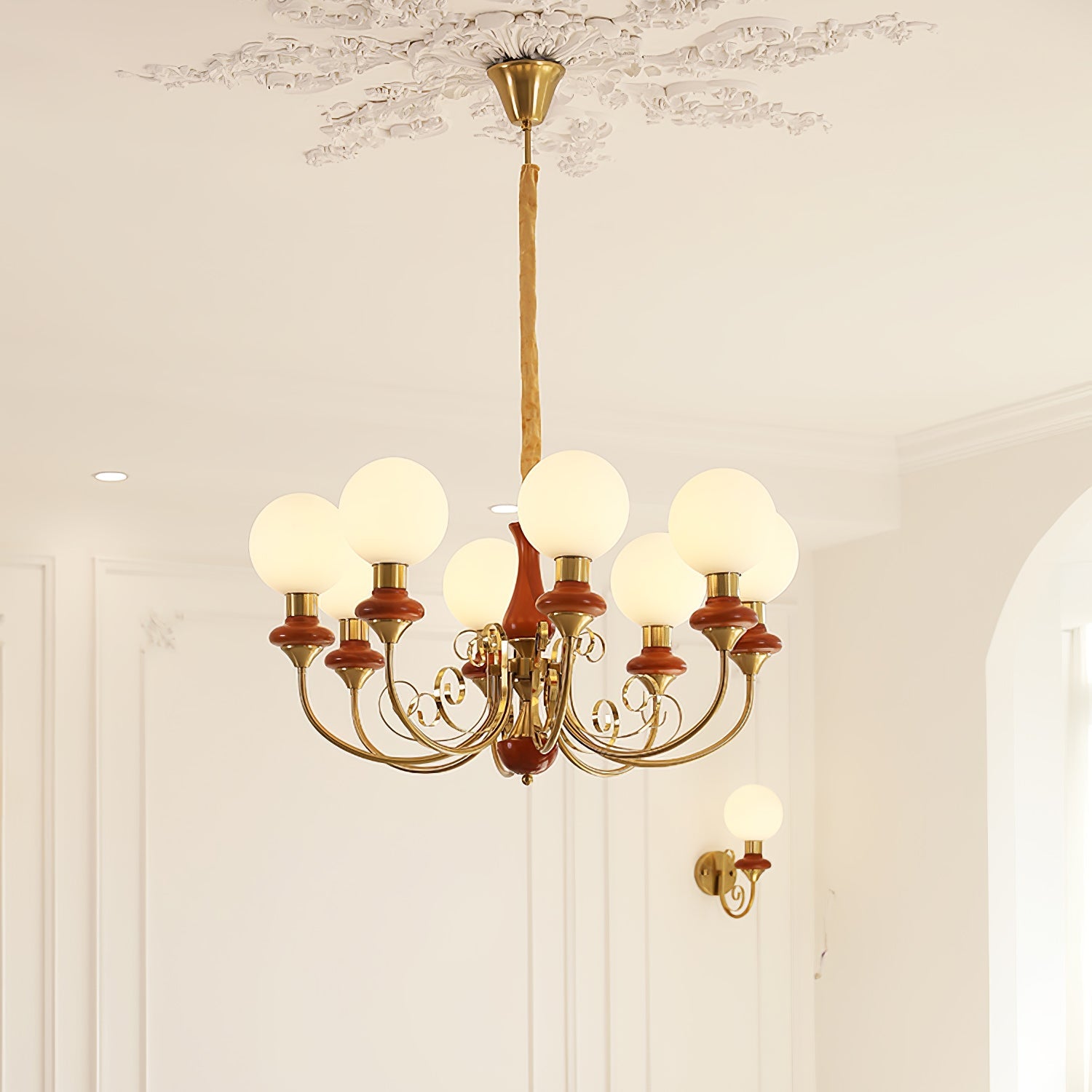 Valentina Modern Creative Chandelier Glass Dining Room Living Room