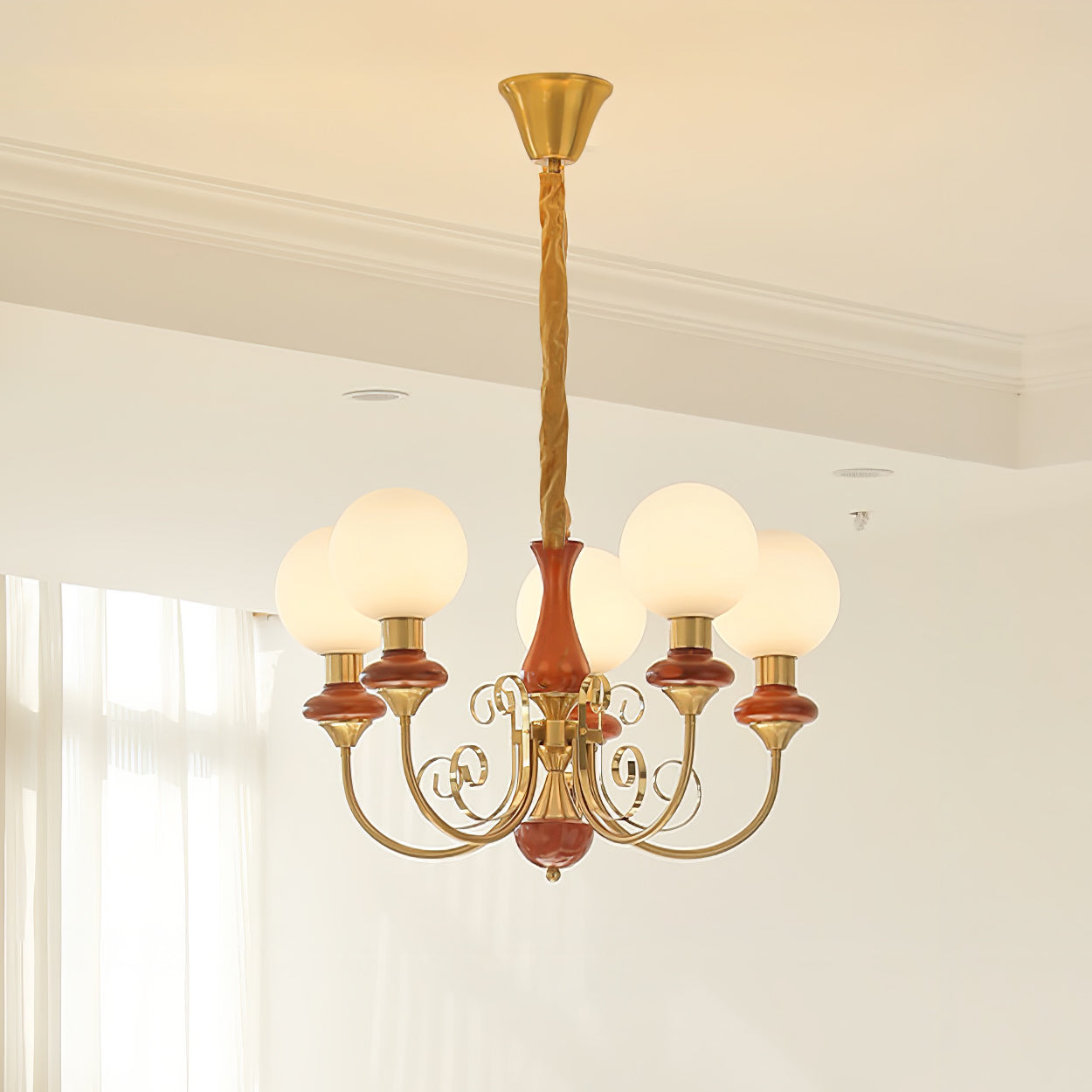 Valentina Modern Creative Chandelier Glass Dining Room Living Room