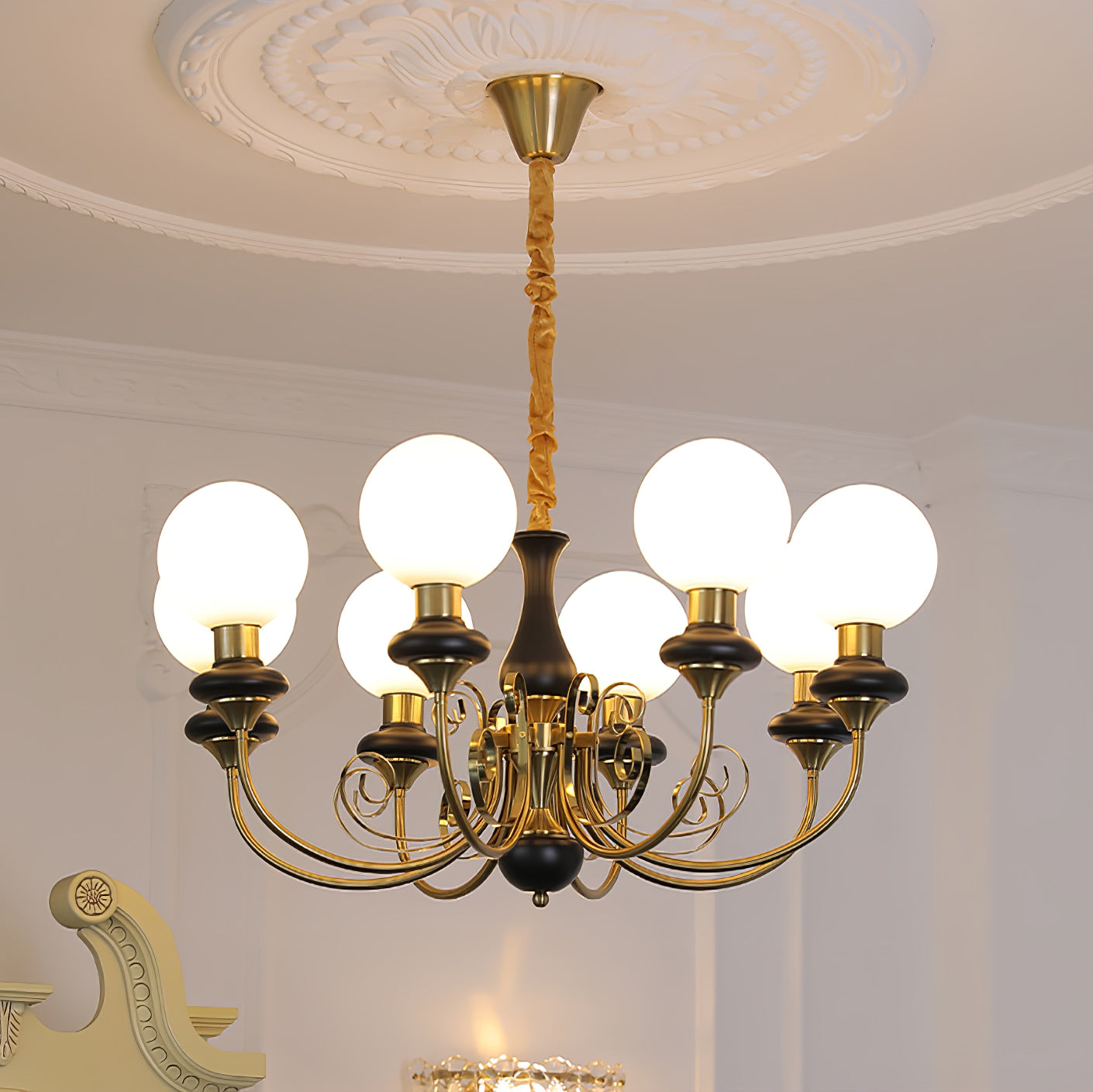 Valentina Modern Creative Chandelier Glass Dining Room Living Room