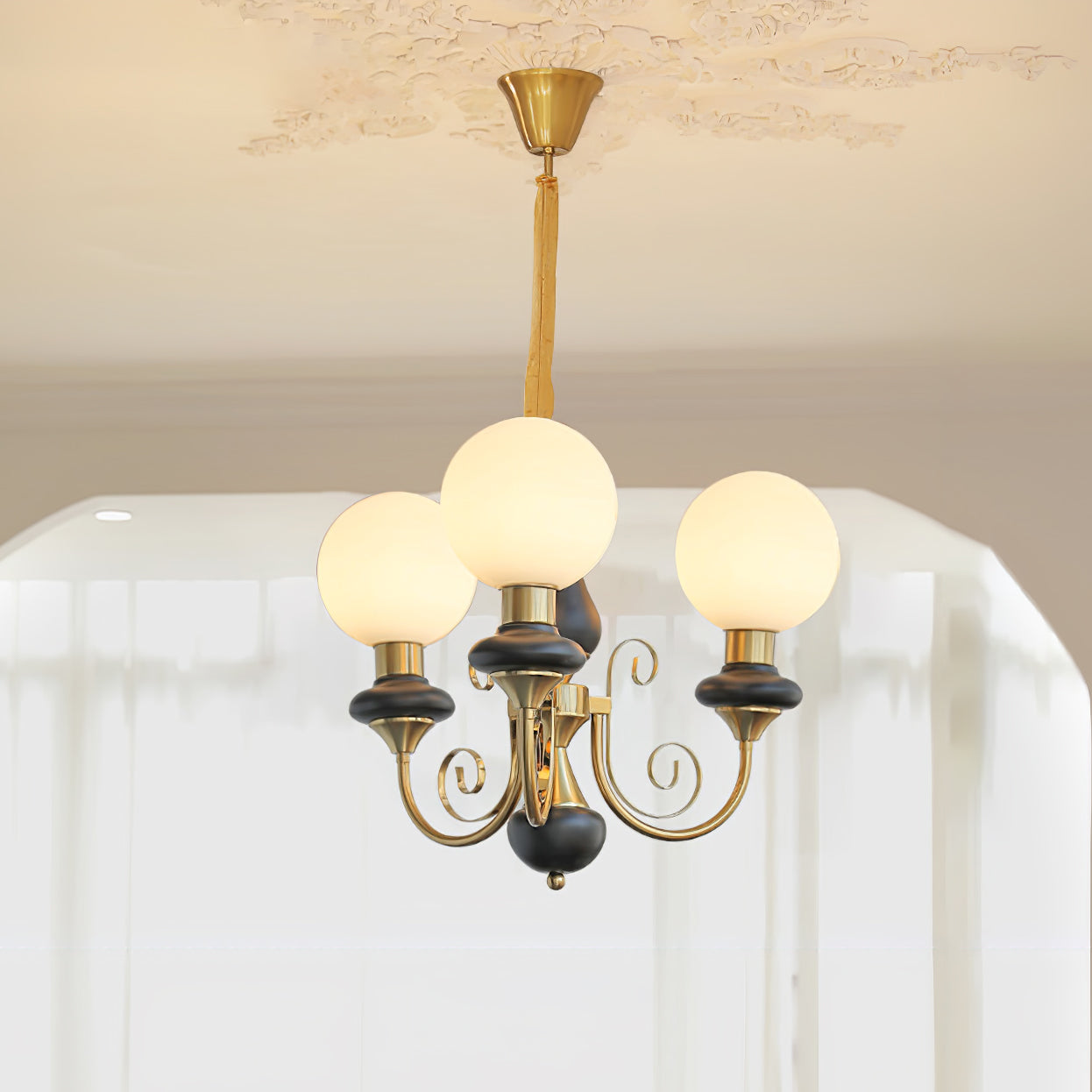 Valentina Modern Creative Chandelier Glass Dining Room Living Room