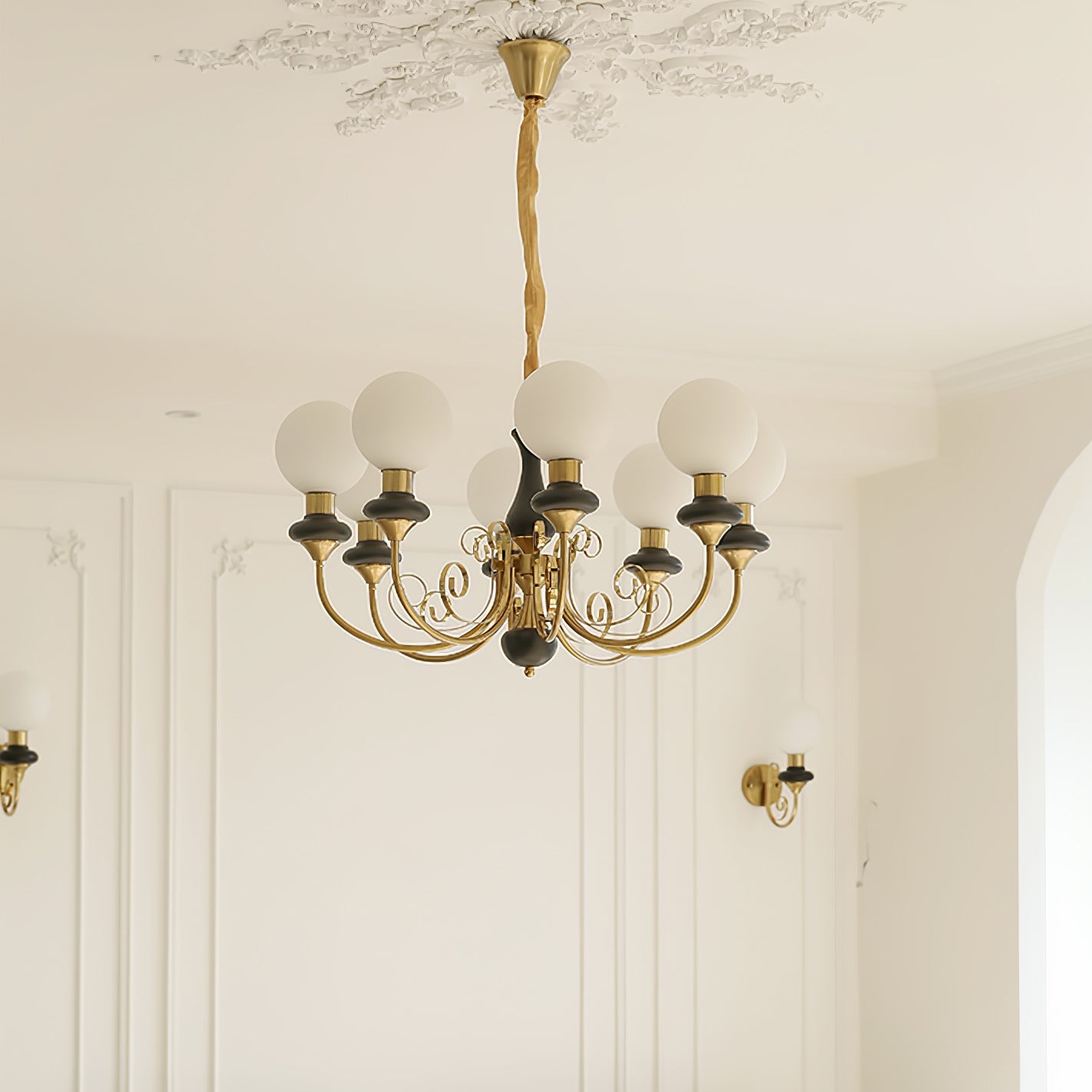 Valentina Modern Creative Chandelier Glass Dining Room Living Room